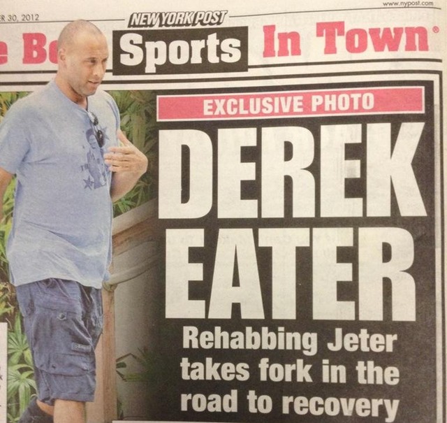 R.I.P. Fat Derek Jeter: 2012–2012