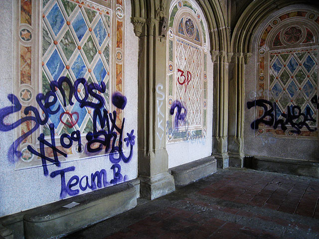 Bethesda Terrace Arches Wallpaper Mural by Magic Murals