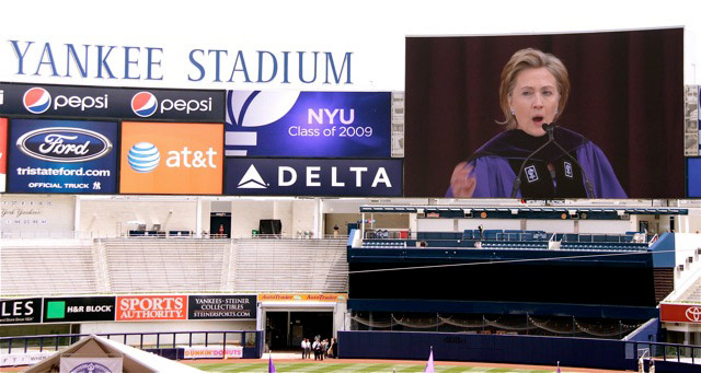 New York Yankees - NYU's Class of 2023 pack Yankee Stadium for their  graduation ceremony.