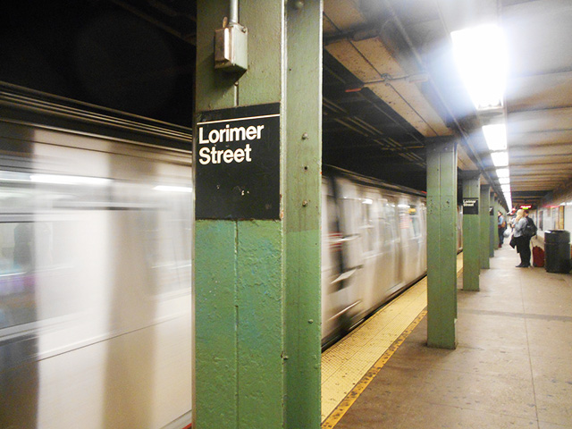 Woman struck by L train at Lorimer Street station Friday evening