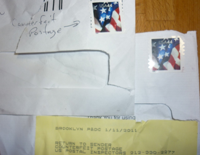 Stamping Out Counterfeit Postage