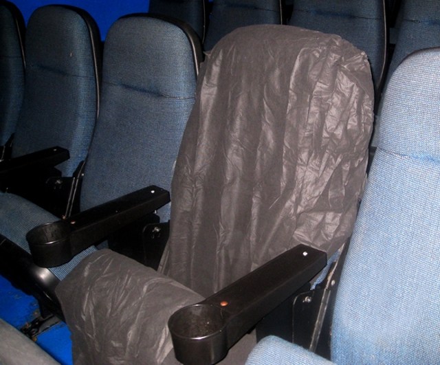 Seat covers for online theater seats