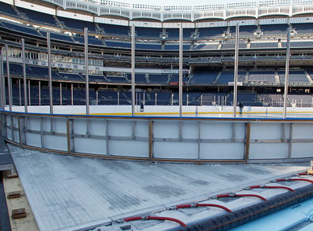 Stadium's hockey makeover continues  - ESPN - Yankees Blog- ESPN