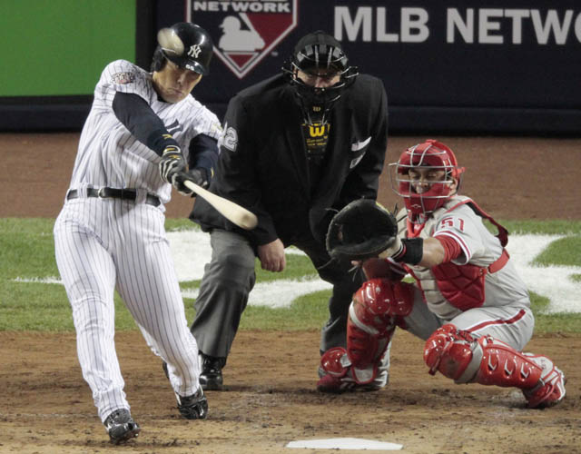 Hideki Matsui's big day leads Yankees over Phillies for 2009 title -  Pinstripe Alley