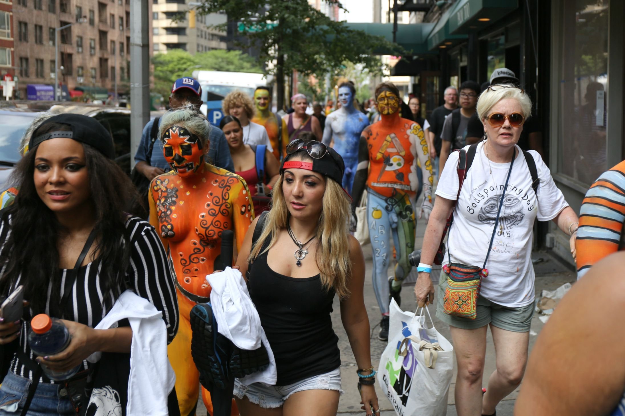 NSFW Photos: 100 Fully Naked People Get Bodies Painted, Then Head Over 