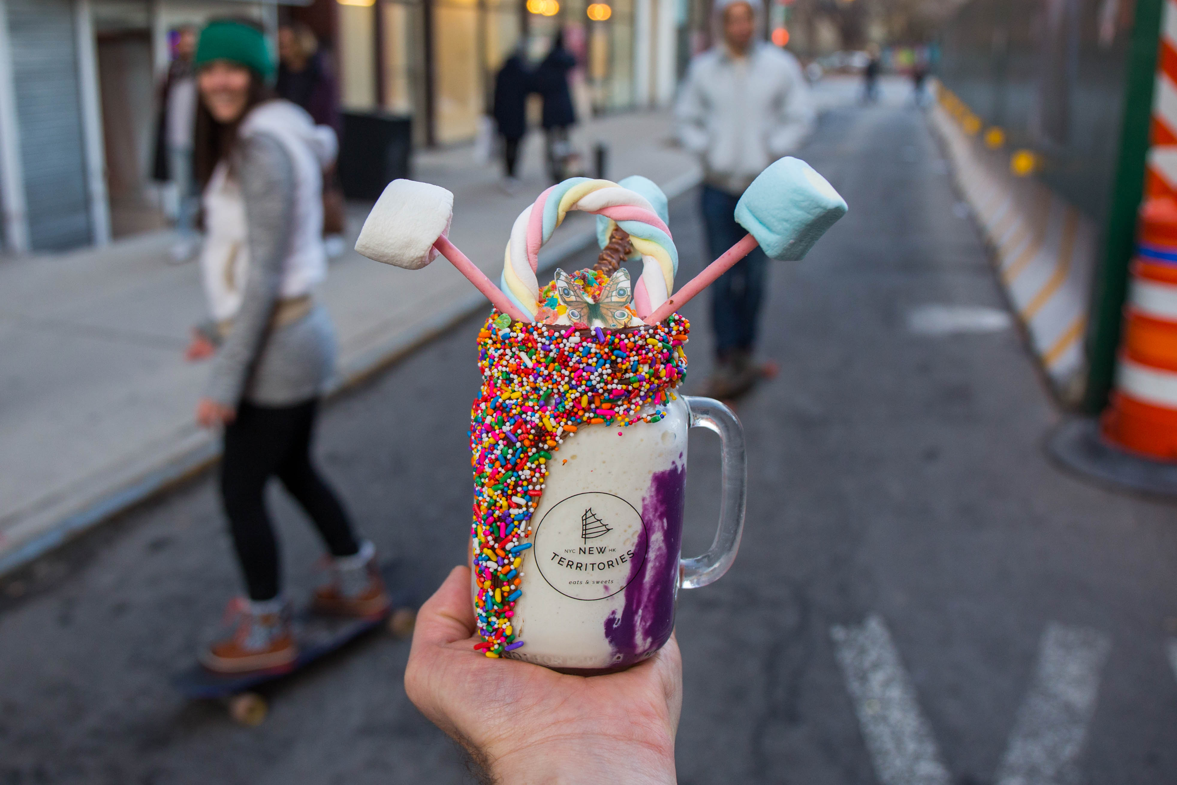 Unicorn Parade Milkshake Kit for 8 by New Territories | Goldbelly