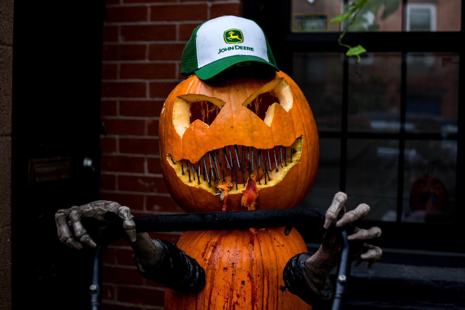 Photos Brooklyn's Best Halloween Display Is A Bloody Pumpkin Massacre