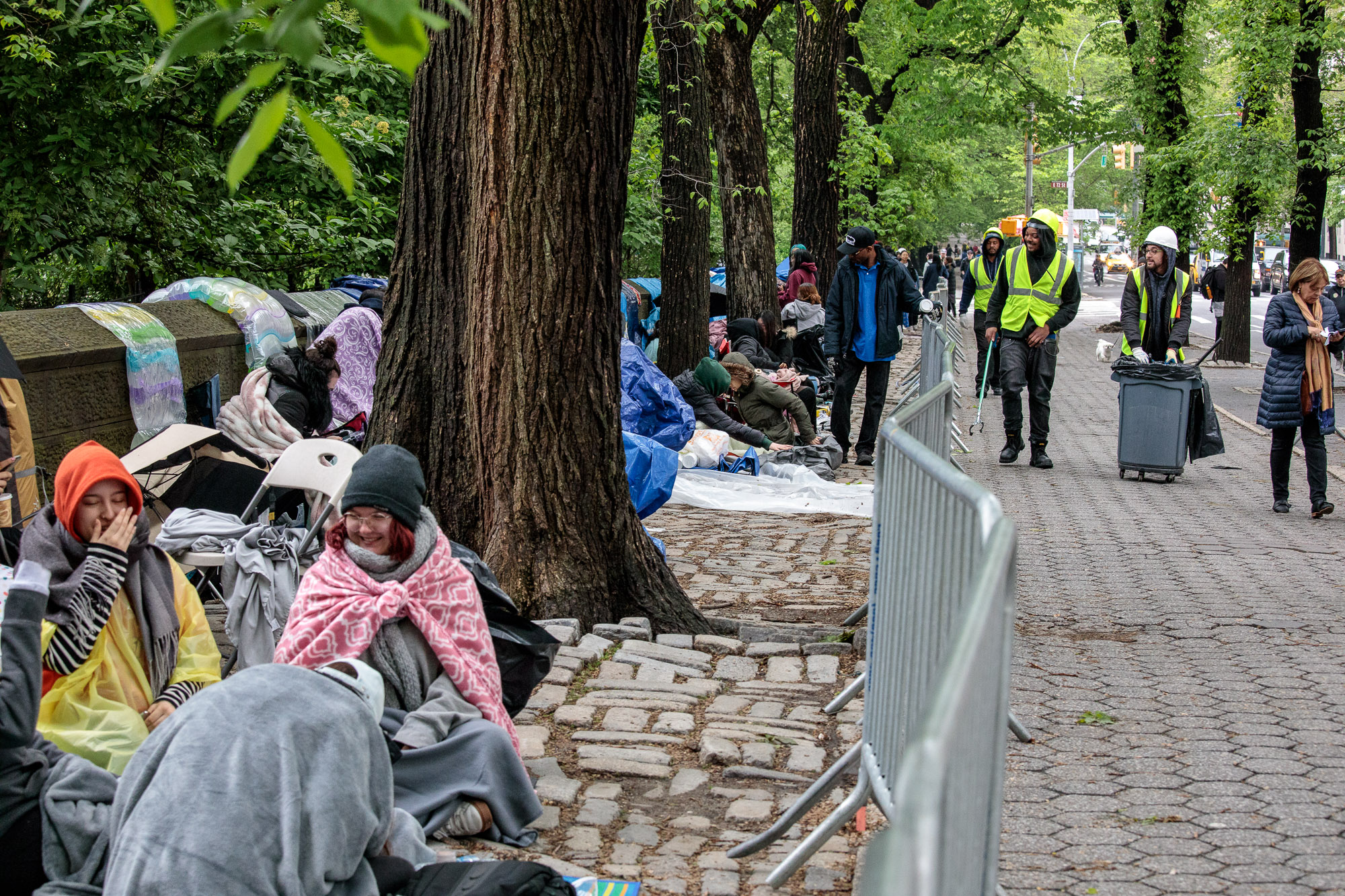 Throngs of BTS fans camp out days before Jungkook concert in Central Park