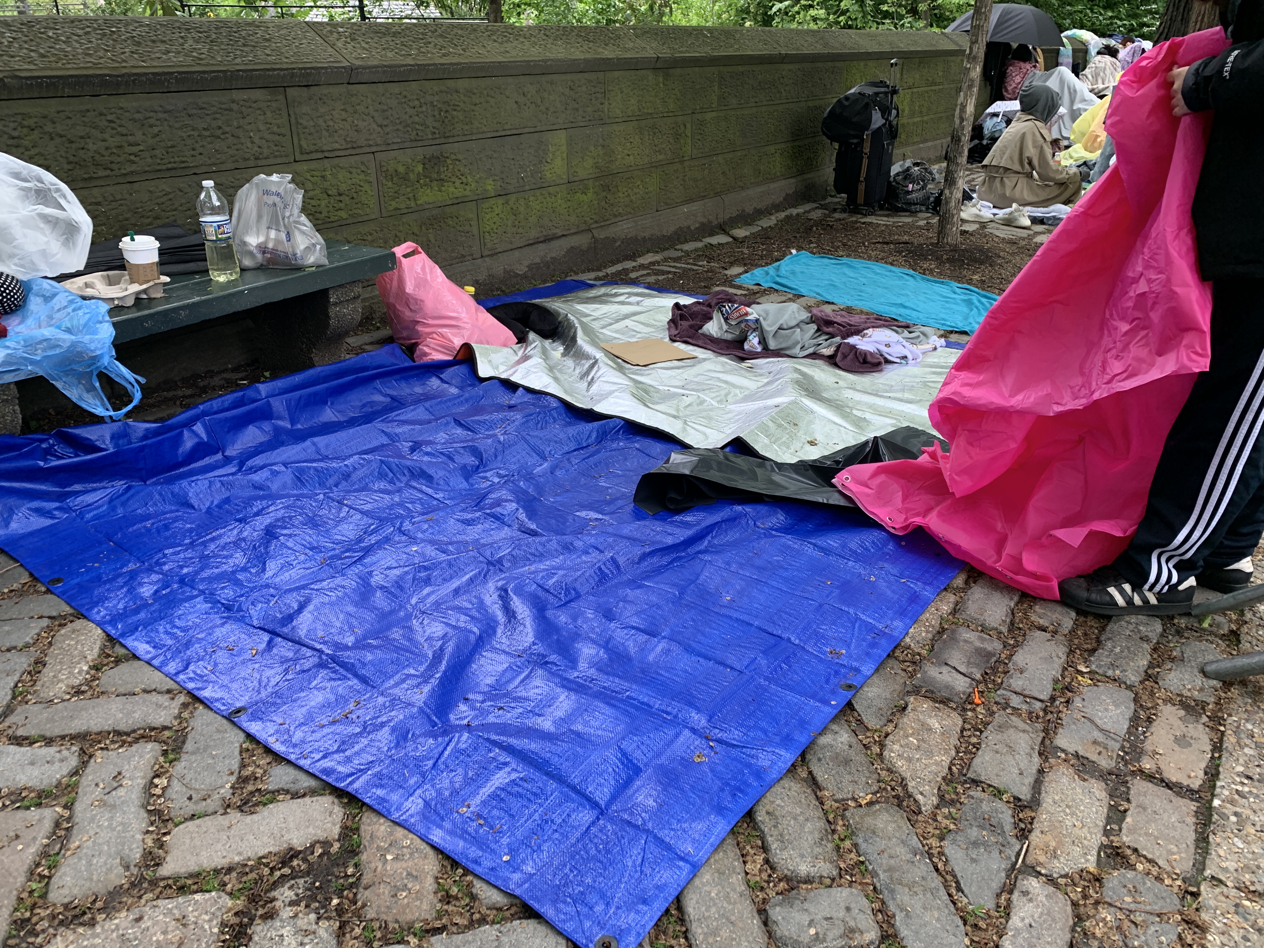 Throngs of BTS fans camp out days before Jungkook concert in Central Park