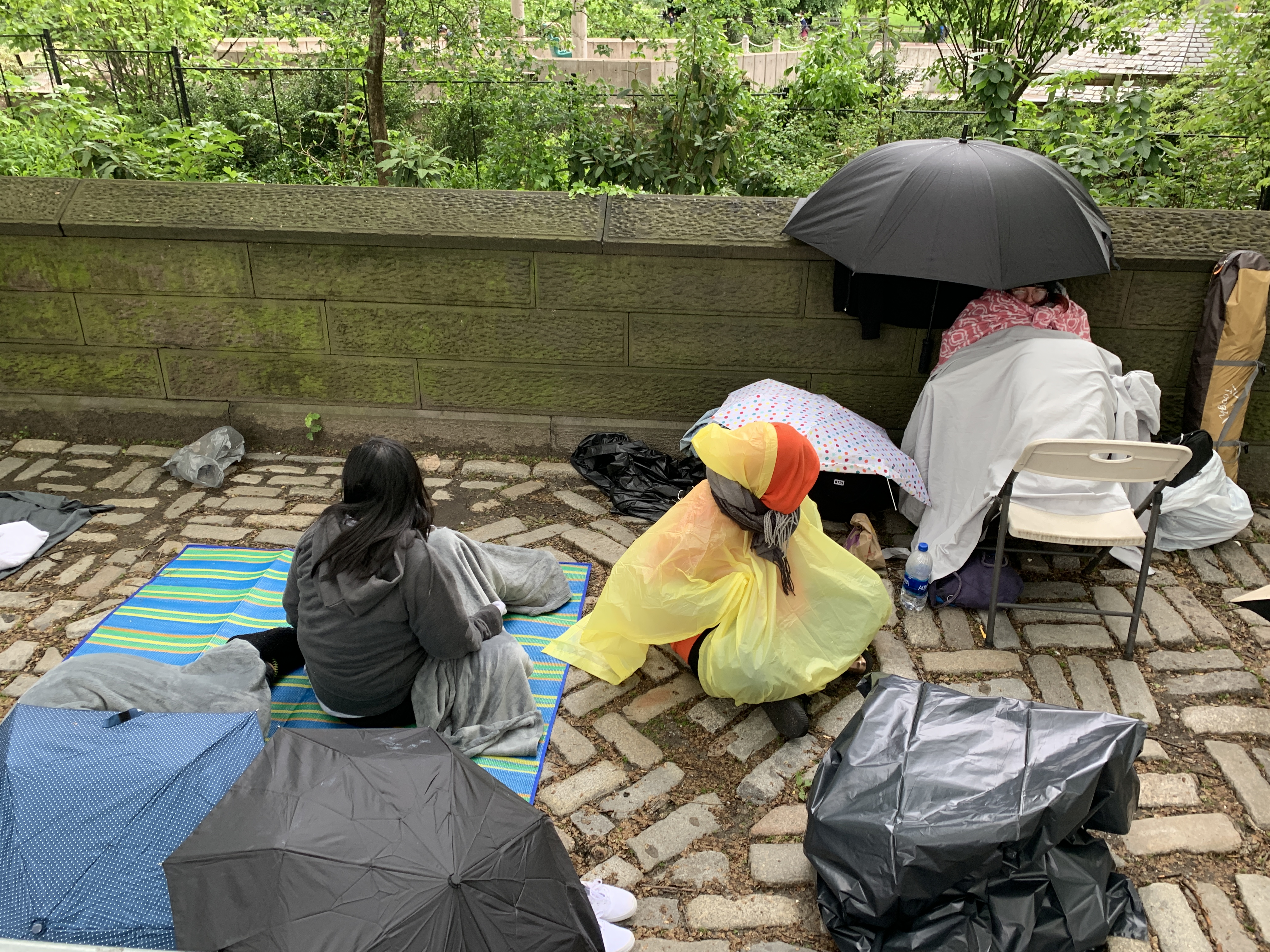 Throngs of BTS fans camp out days before Jungkook concert in Central Park