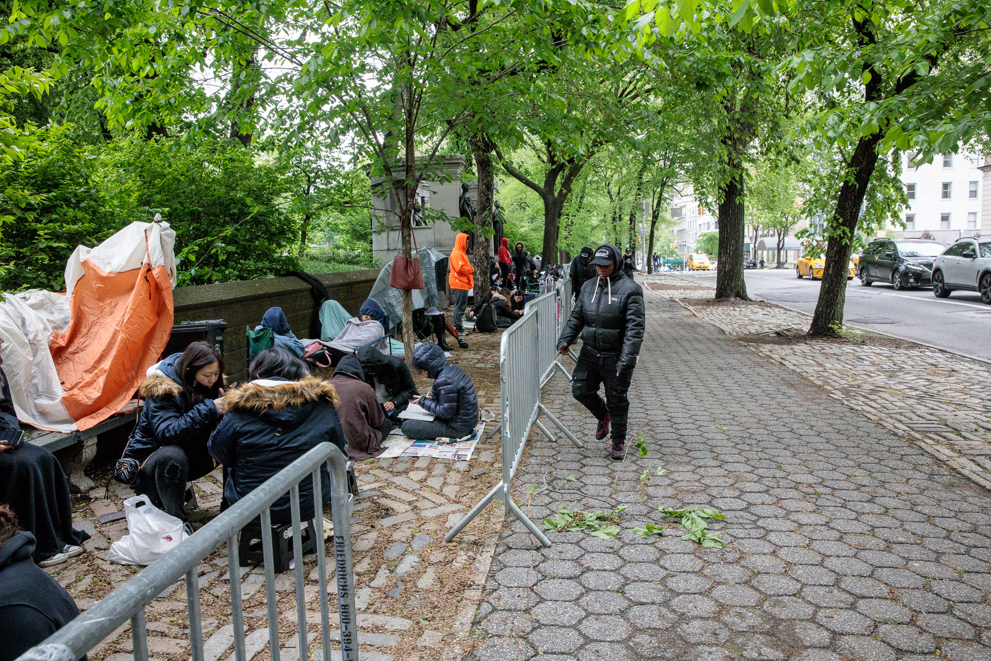 Throngs of BTS fans camp out days before Jungkook concert in Central Park