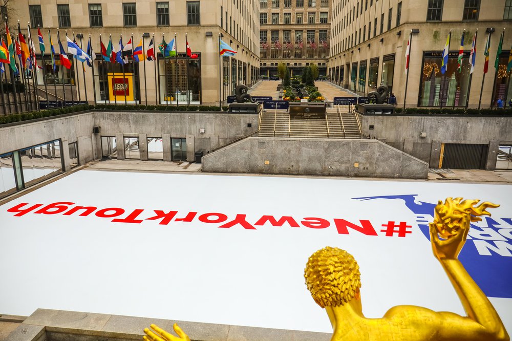 NY Tough rink at Rockefeller Center