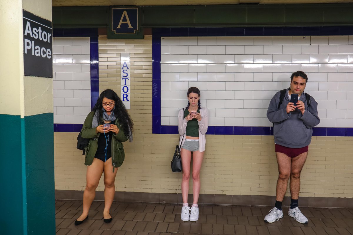 No Pants Subway Ride 2020