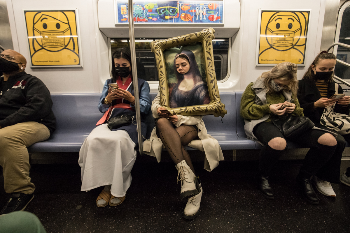 Photos: The Best Halloween 2021 Costumes On The NYC Subway