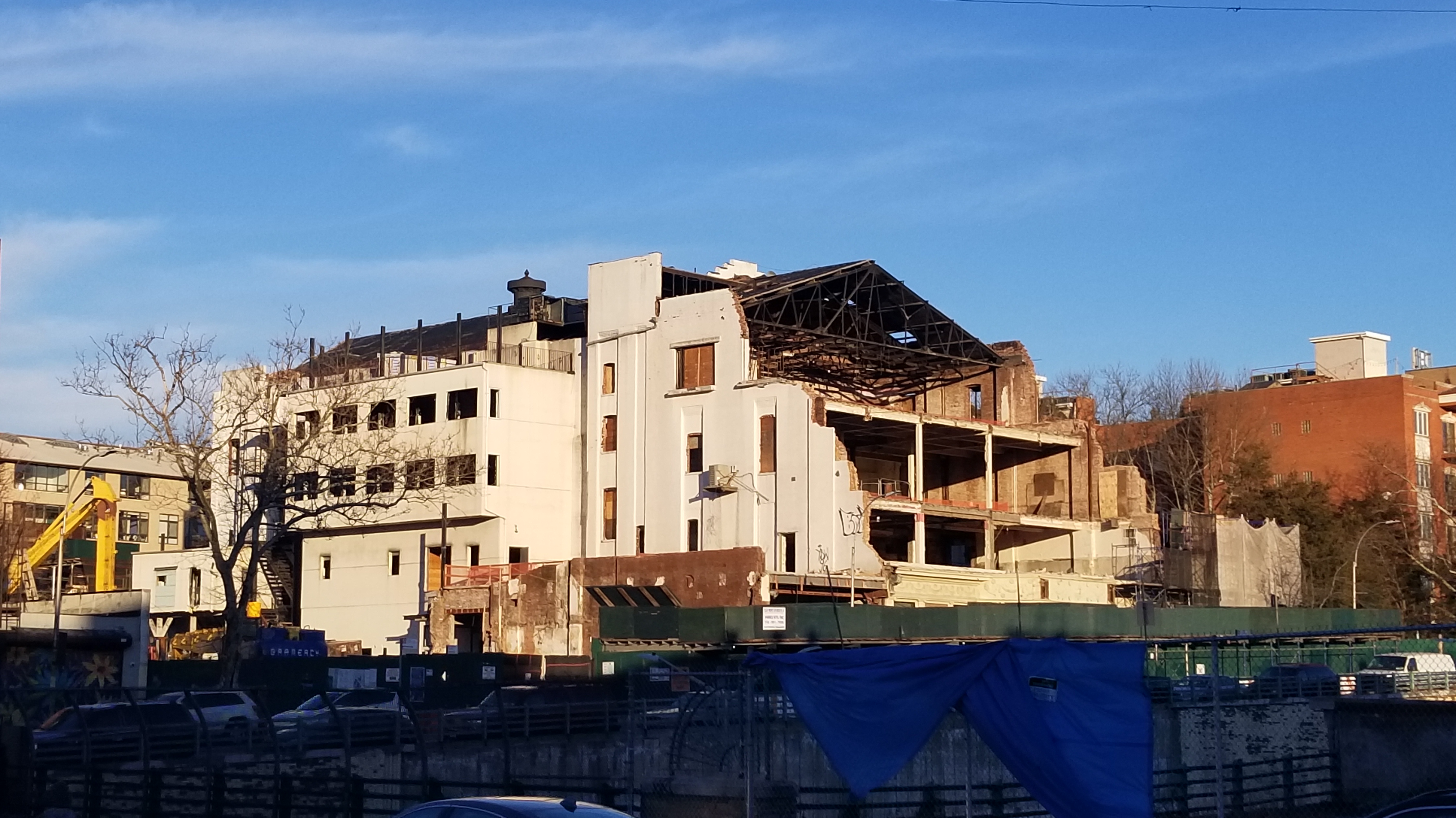 Preservation hopes fade as Grand Prospect Hall facade is demolished