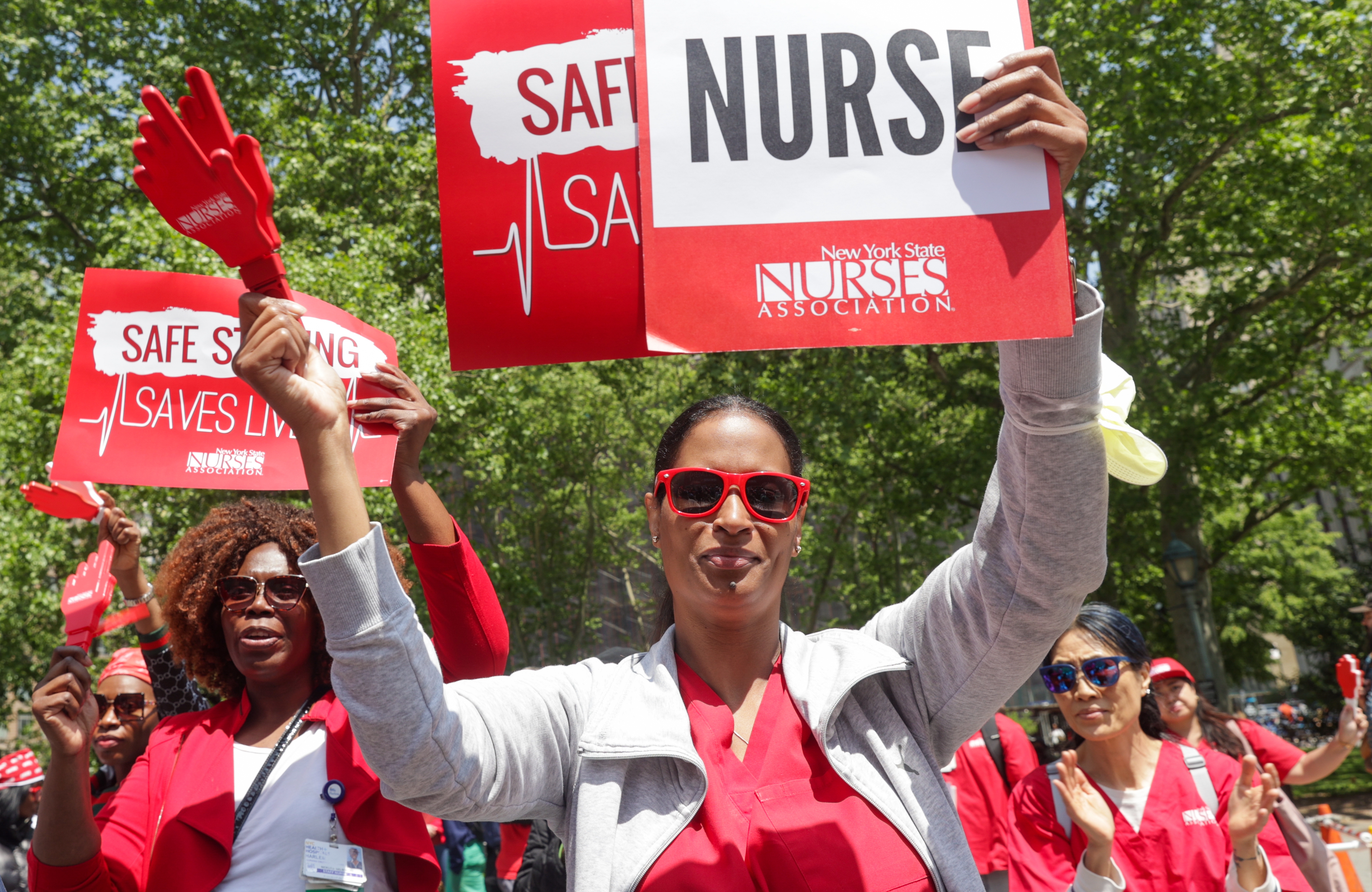NYC Health + Hospitals nurses win historic pay raise in new union contract