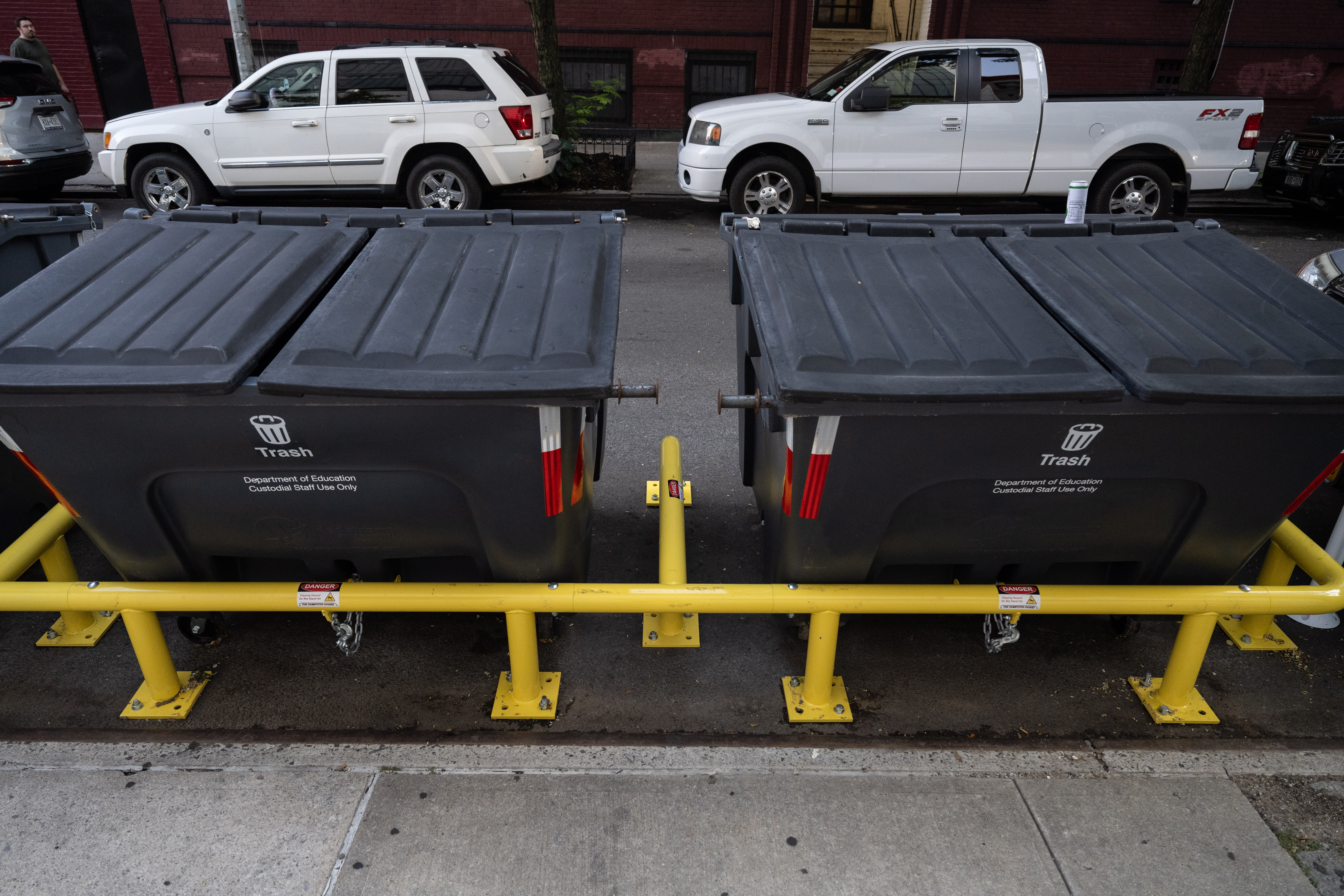 To fight rats and trash, NYC trades parking spots for giant trash bins in  Harlem - Gothamist