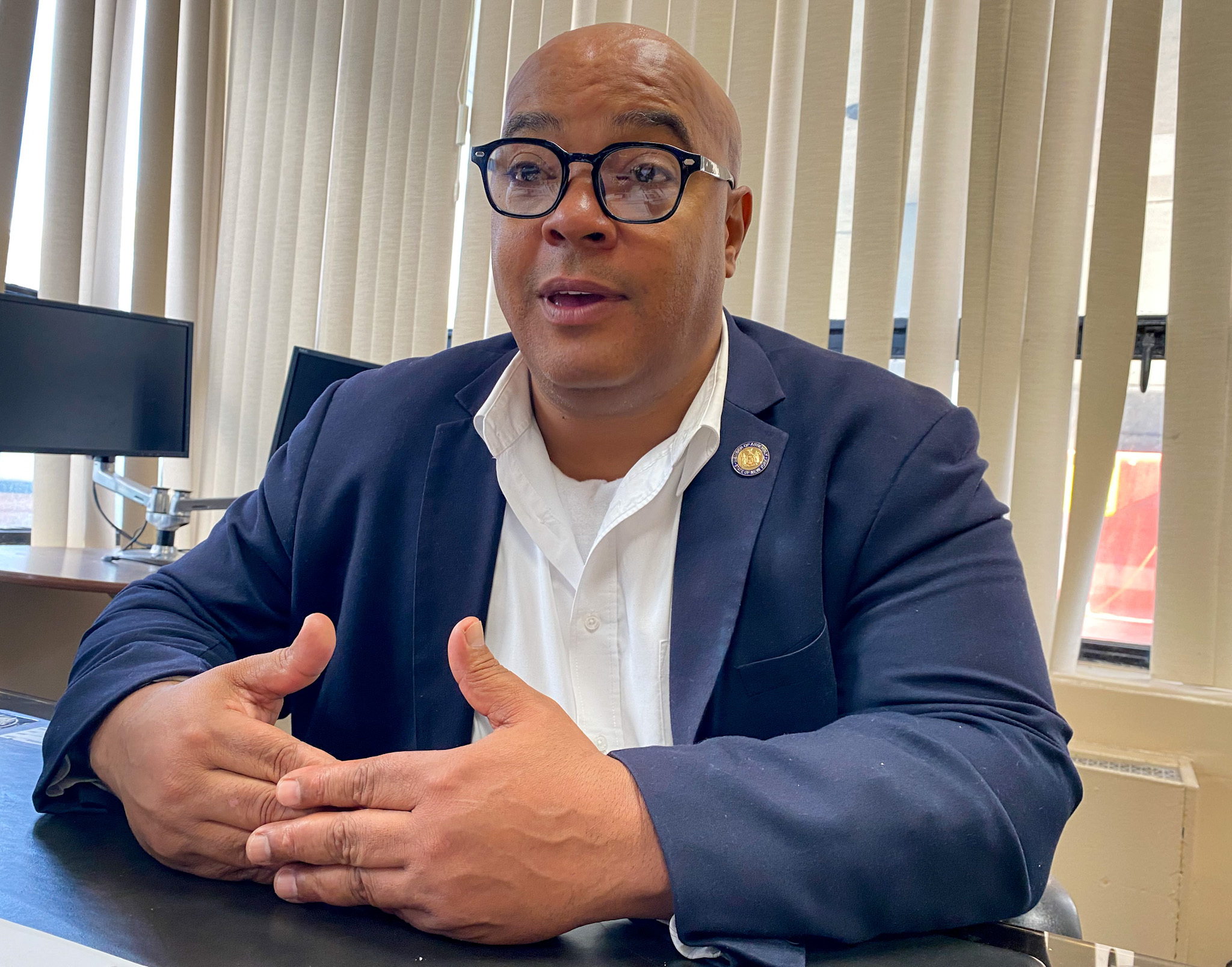 “I knew people wanted me to fail, so that was motivation for me,” Assemblymember Eddie Gibbs said in an office in East Harlem on October 17.