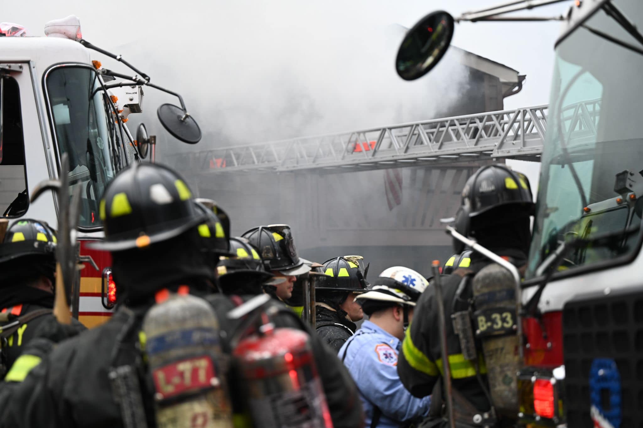 1 firefighter released, 2 still hospitalized after Staten Island blaze