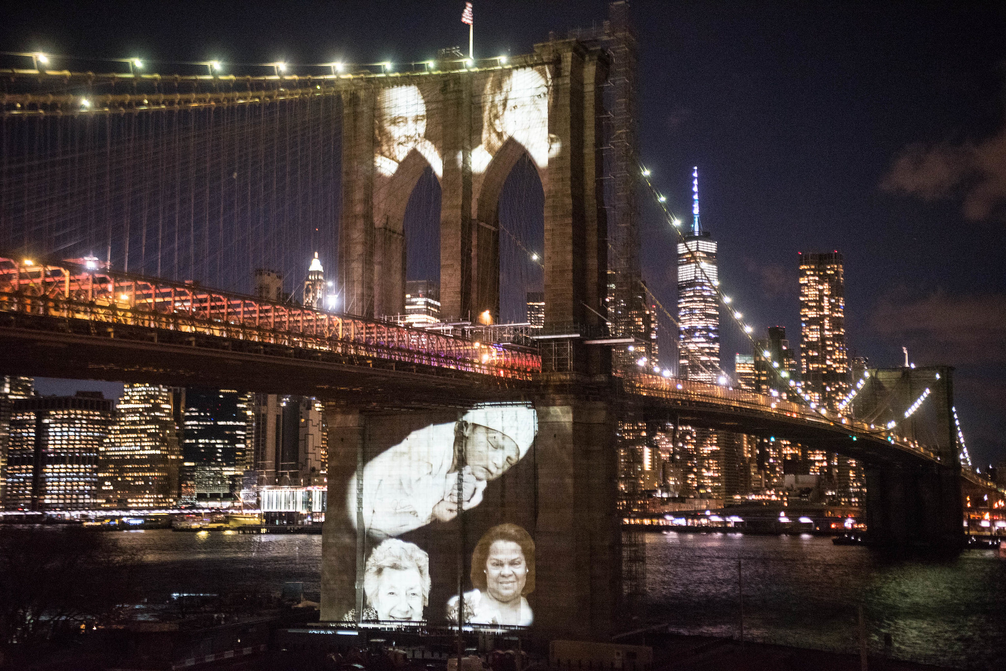 NYC Holds First COVID-19 Day Of Remembrance With Touching Brooklyn Bridge Tribute