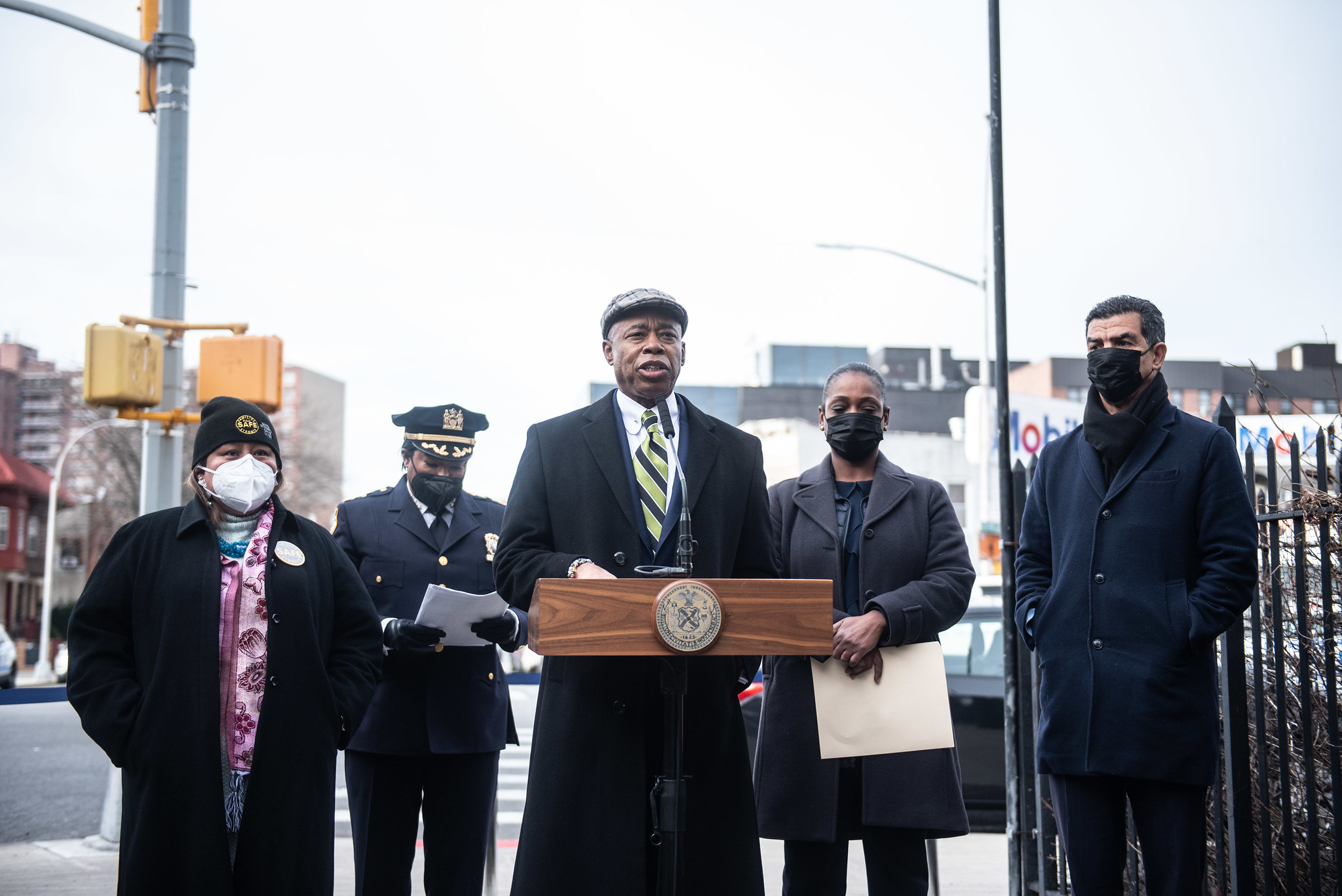 Mayor Adams Pledges To Make Streets Safer With Better Design&mdash;And Police Enforcement