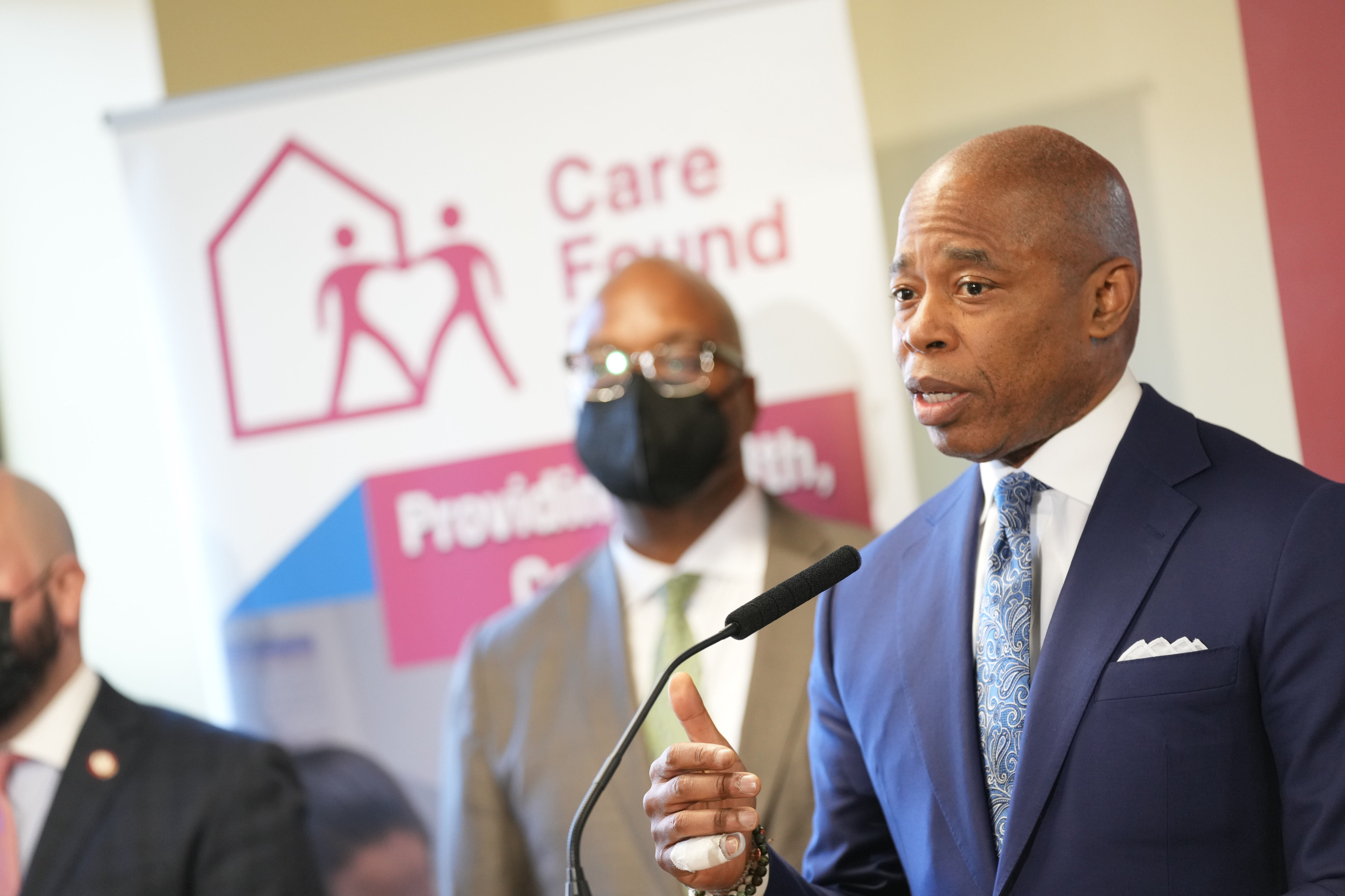 Mayor defends destroying homeless encampments while rolling out more than 350 new shelter beds in NYC