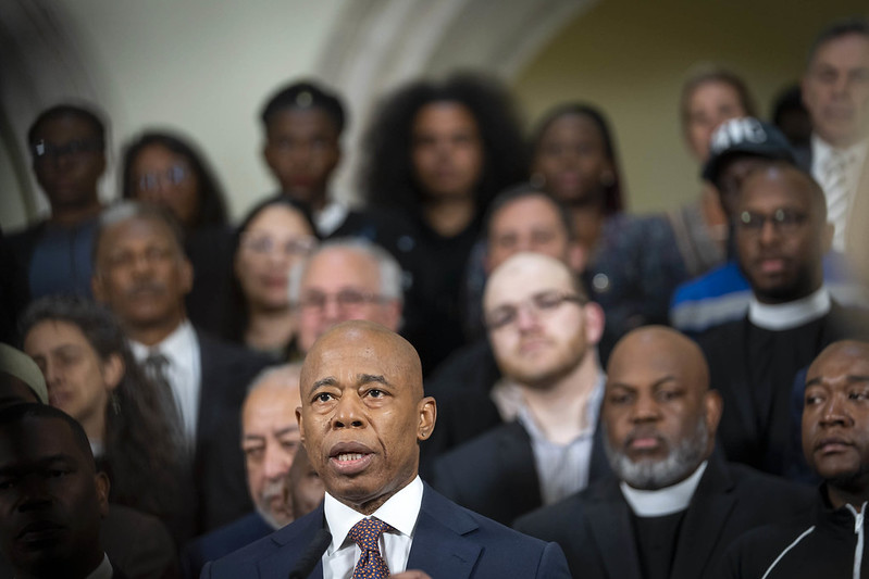 Mayor Adams is considering vetoing new housing assistance laws, setting up political showdown