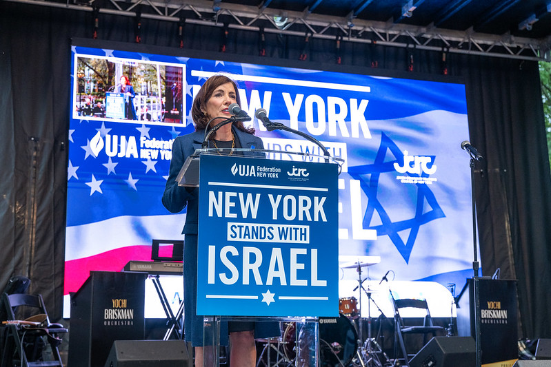 NY Gov. Hochul, unapologetically pro-Israel, heads to the Middle East