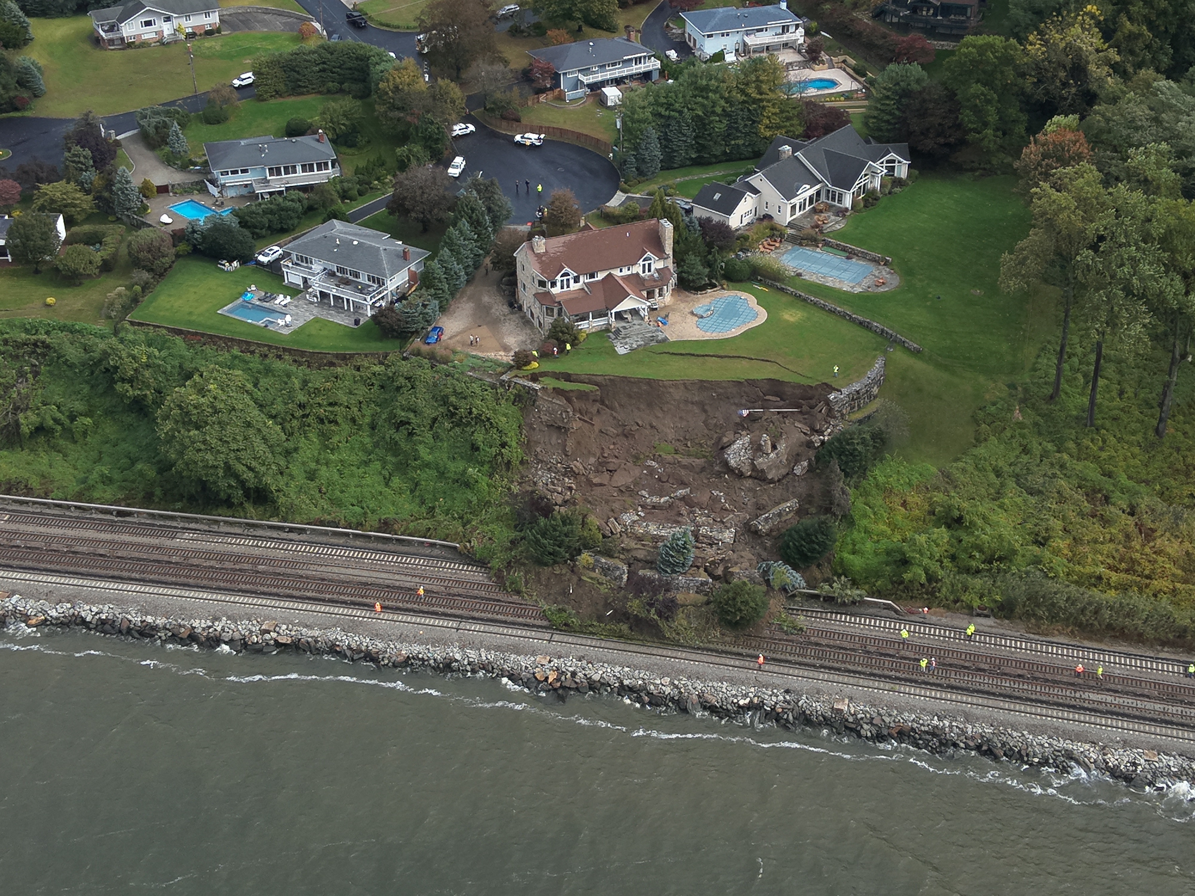 Recent mudslide highlights threat of climate change on Metro-North railroad