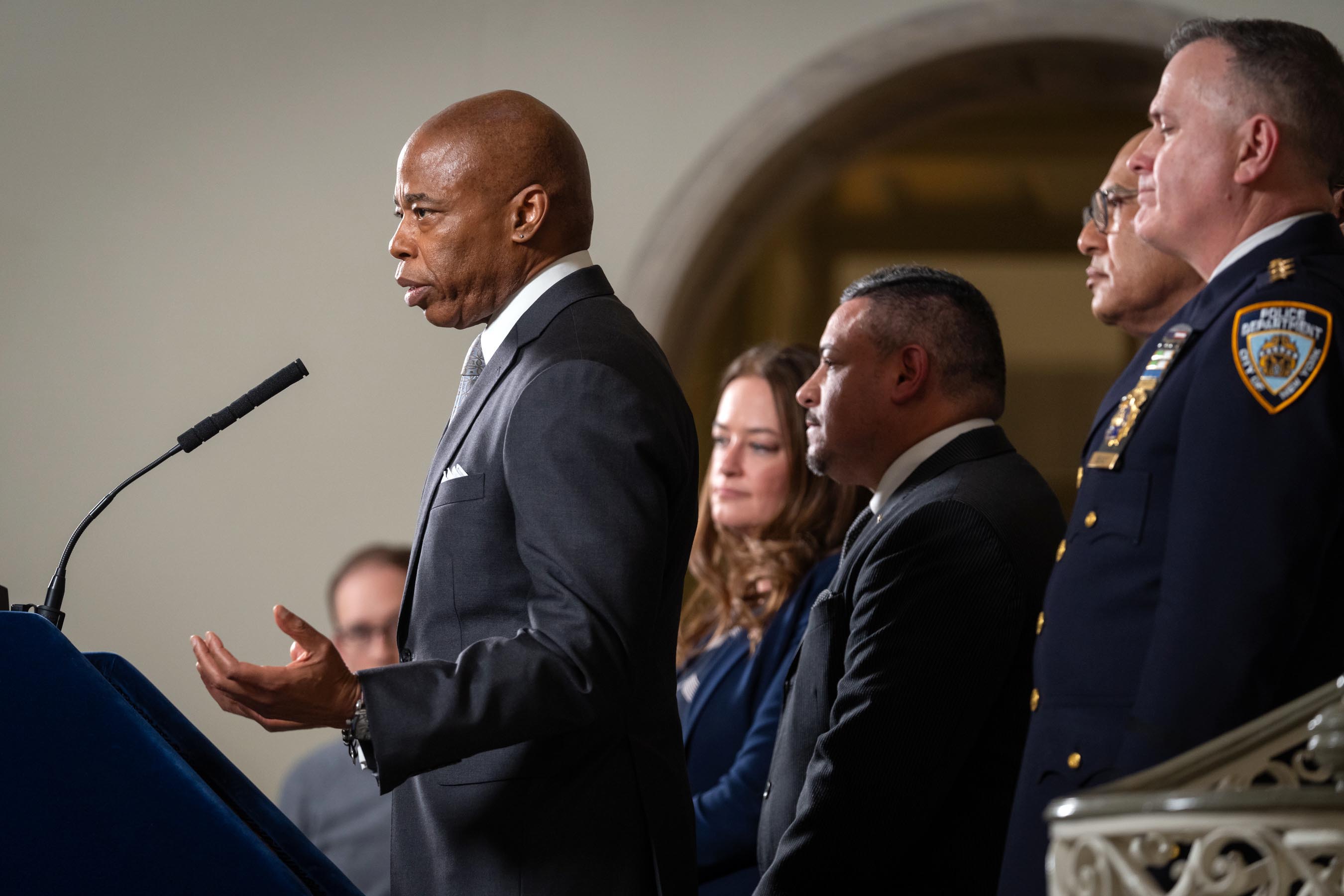 Mayor Adams finds his &lsquo;scalpel,&rsquo; nixes cuts to police and fire