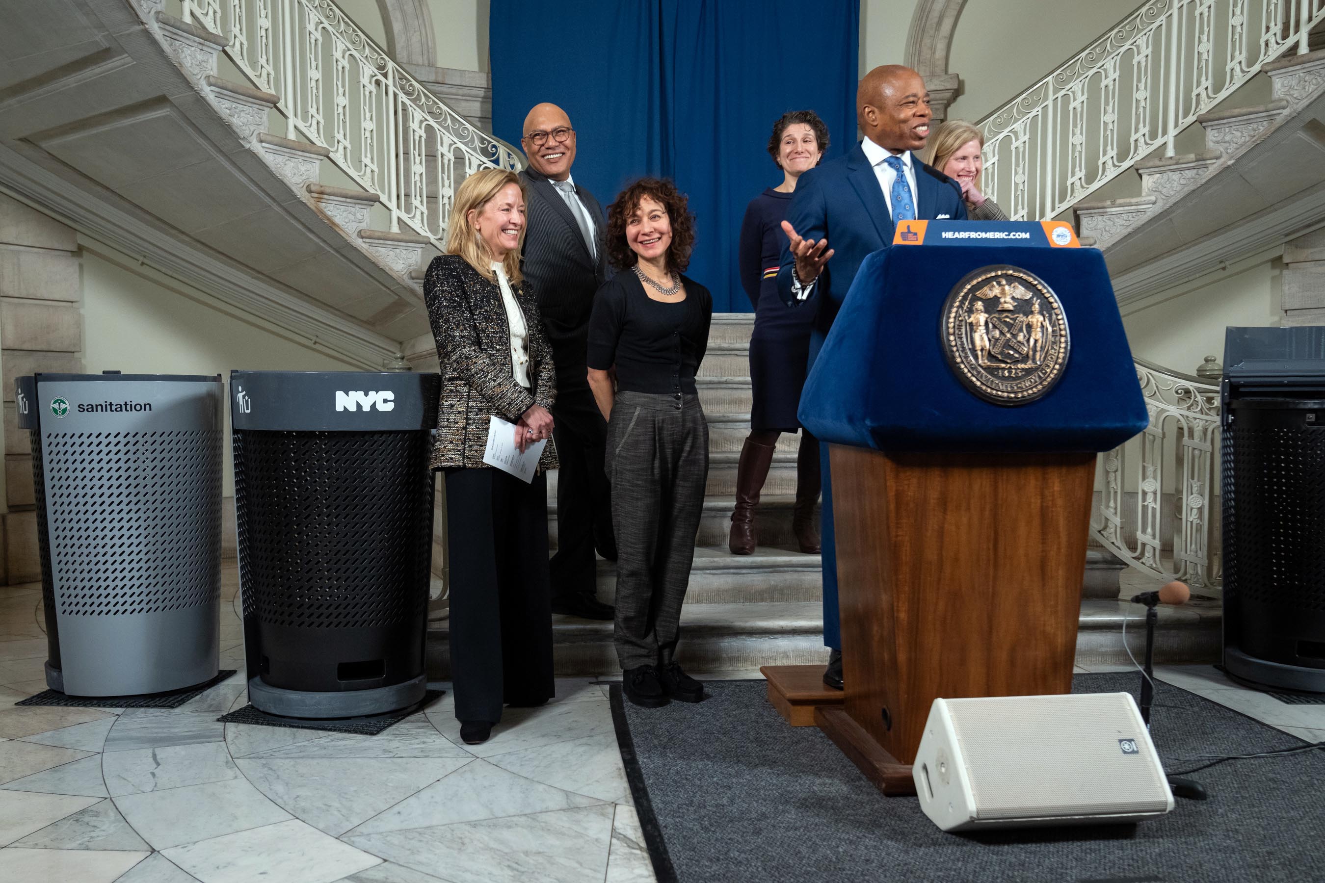 Mayor Adams restores funding for trash cans, NYC parks jobs