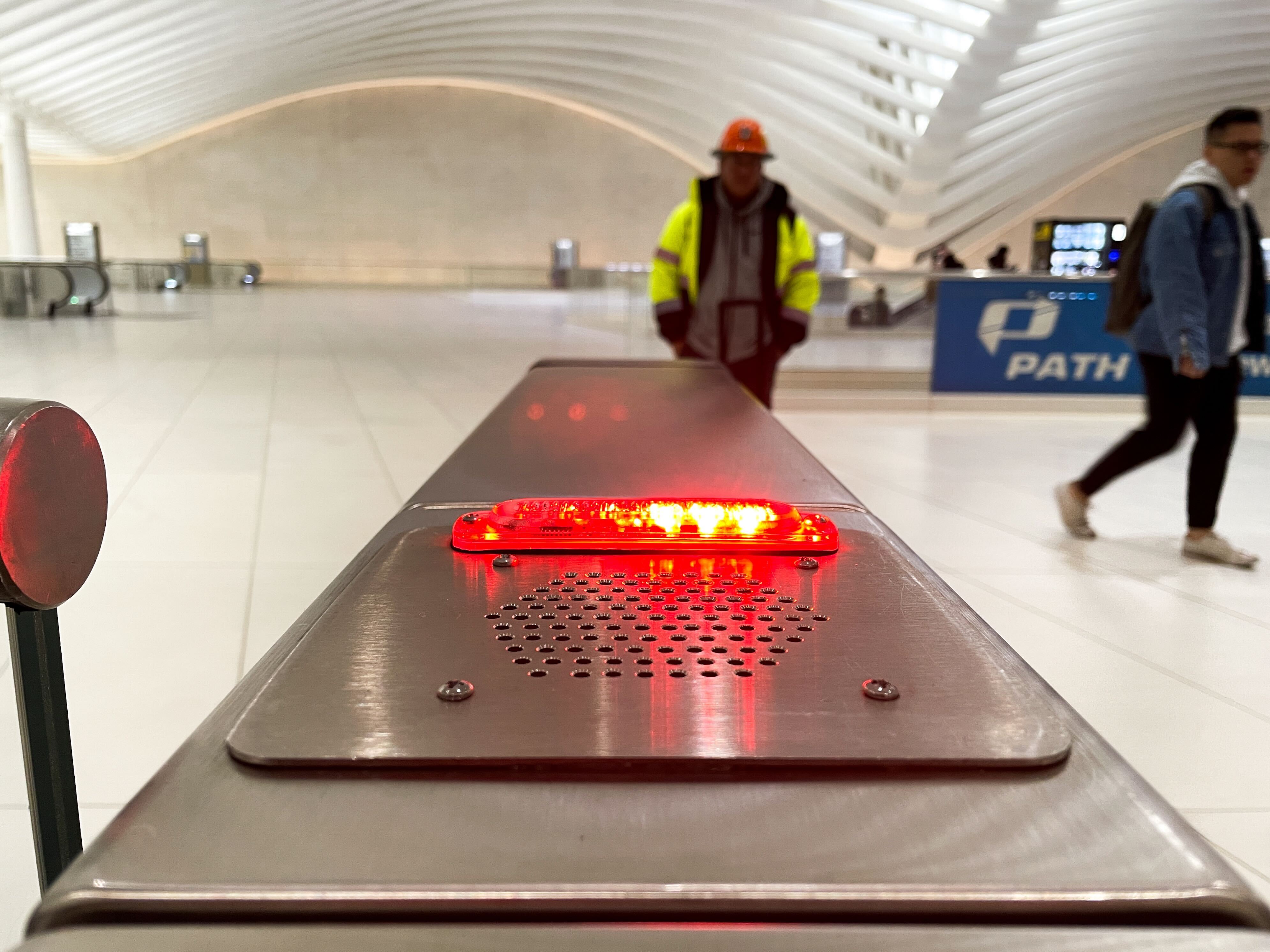 Robotic voice at PATH stations warns fare beaters of ‘violation’ Robotic voice at PATH stations warns fare beaters of ‘violation’