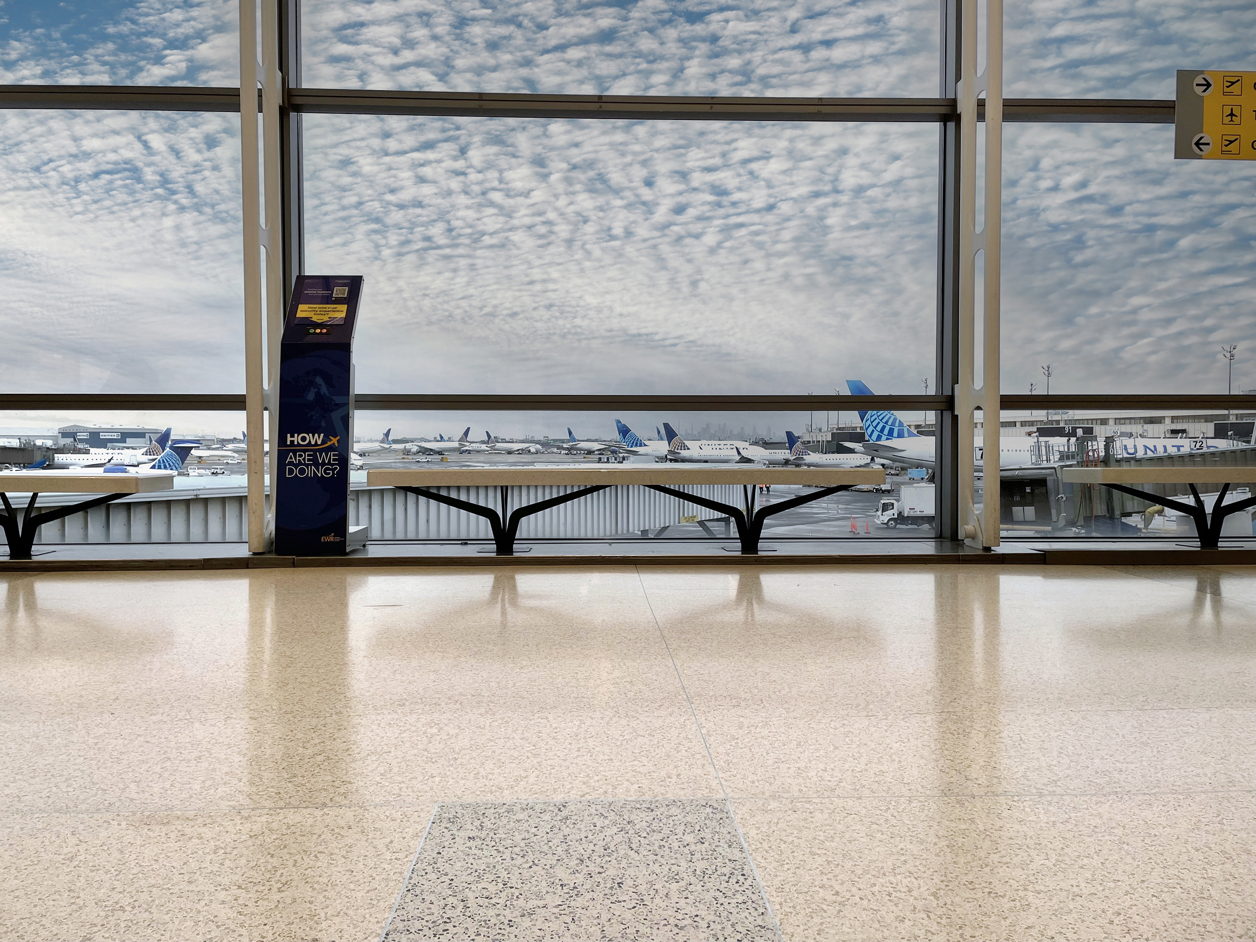 This bench at Newark International Airport just won an architectural design award