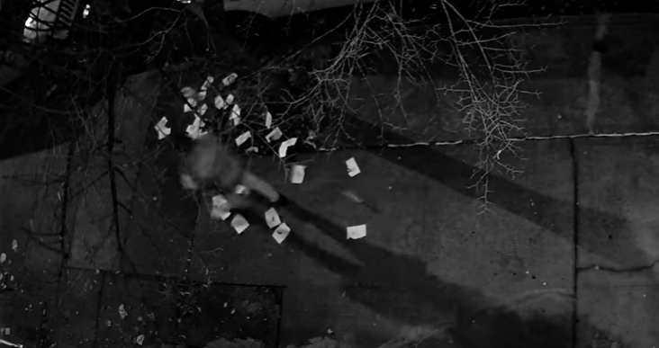 A serial litterer once again casts porn, Bible pages and mail onto a Greenpoint street