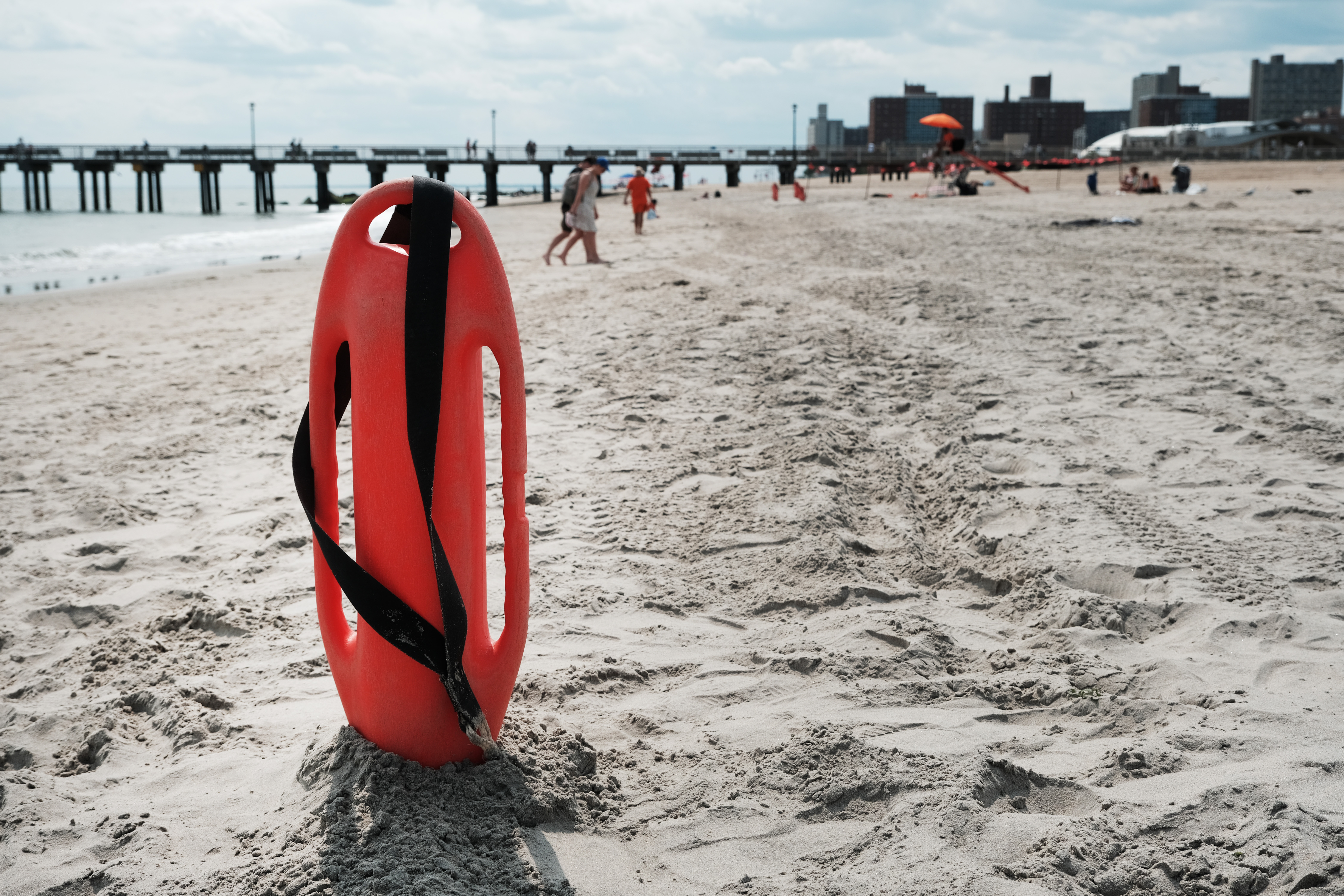 Coney Island Beach closed to swimmers due to sewage, storm runoff