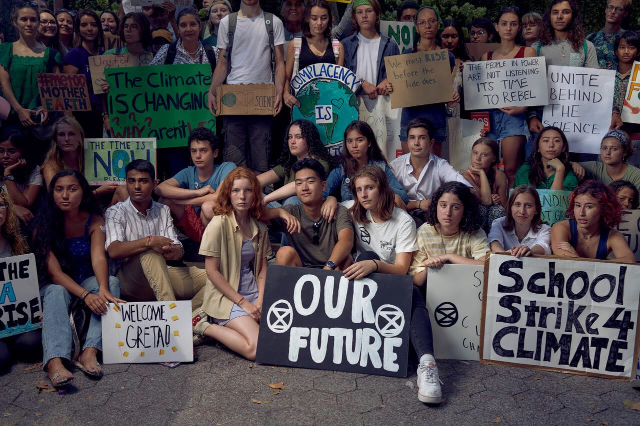 Fridays for Future student protesters.