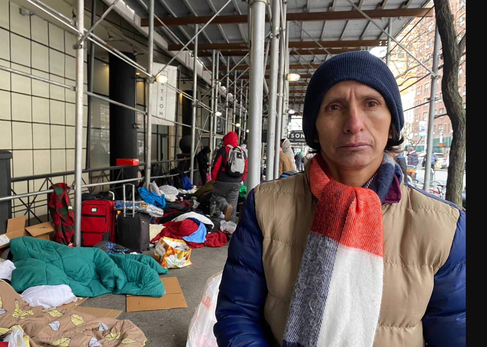 NYC Mayor Adams blames &lsquo;agitators&rsquo; as migrant protest at Midtown hotel continues into fourth day