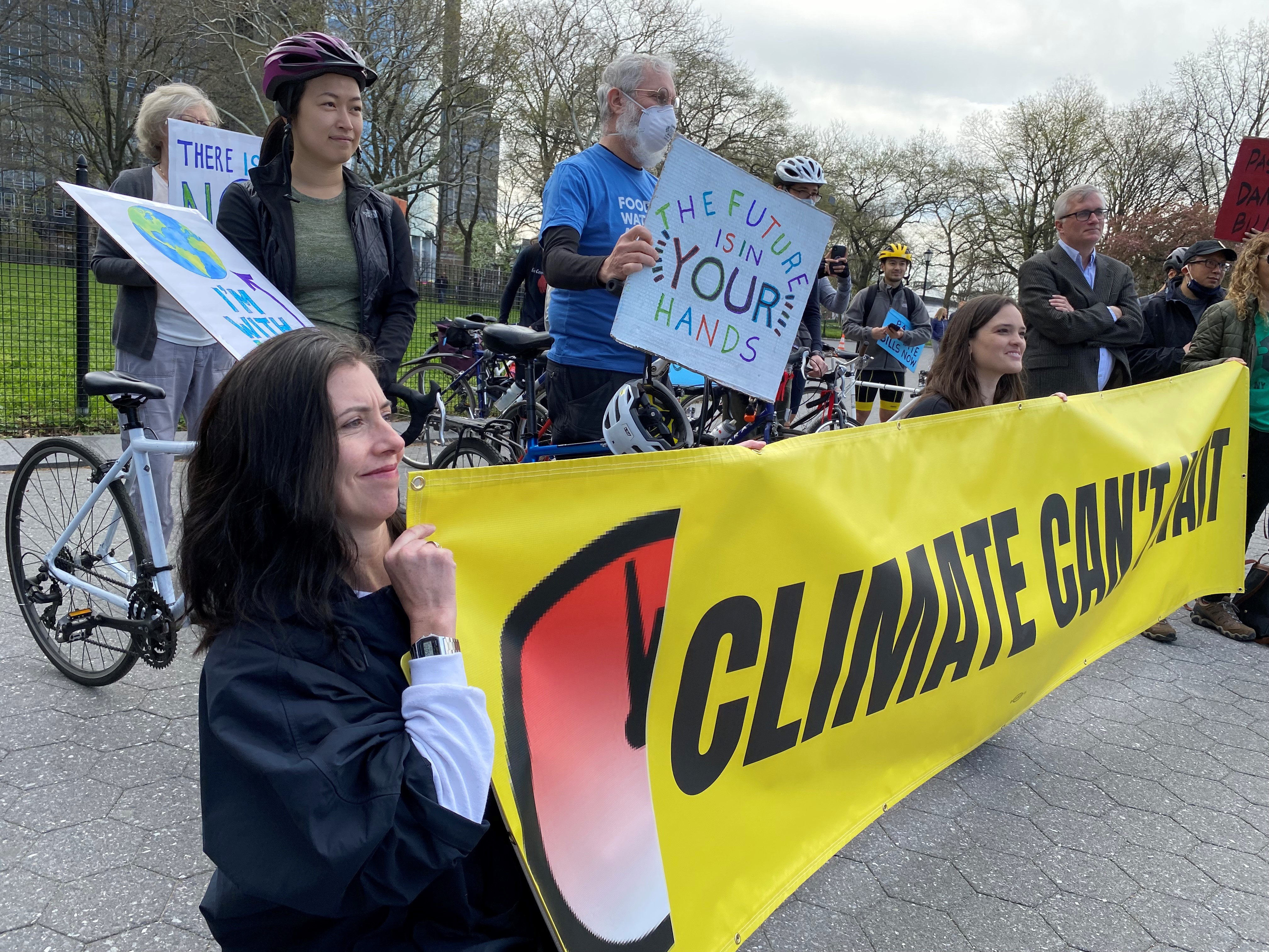 Climate change activists are biking from NYC to Albany to demand action