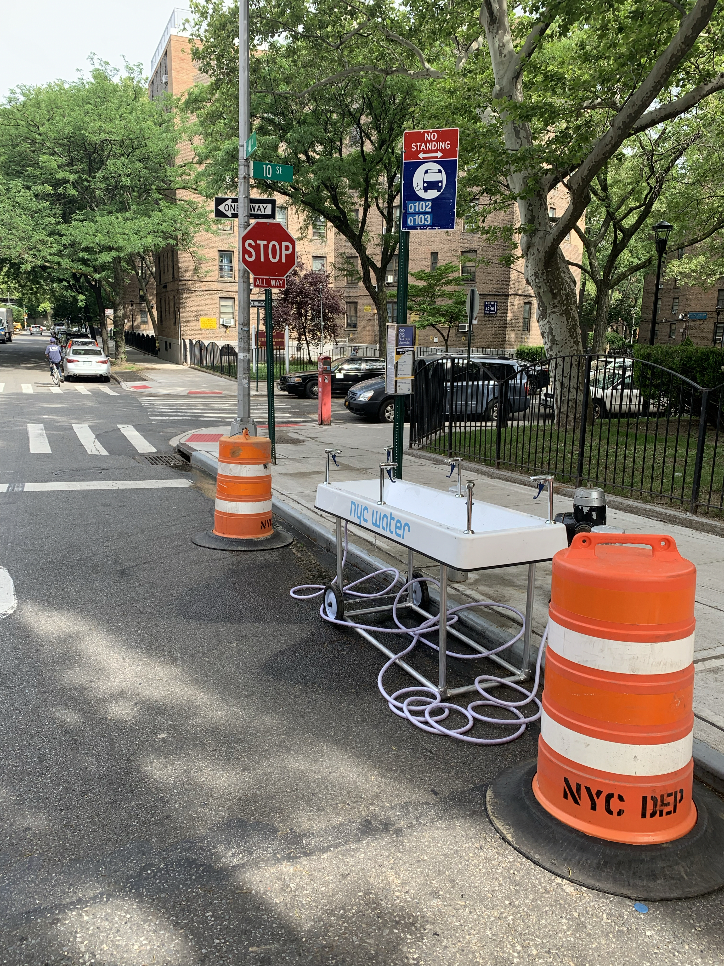 Water main break in Queens affects 450 households