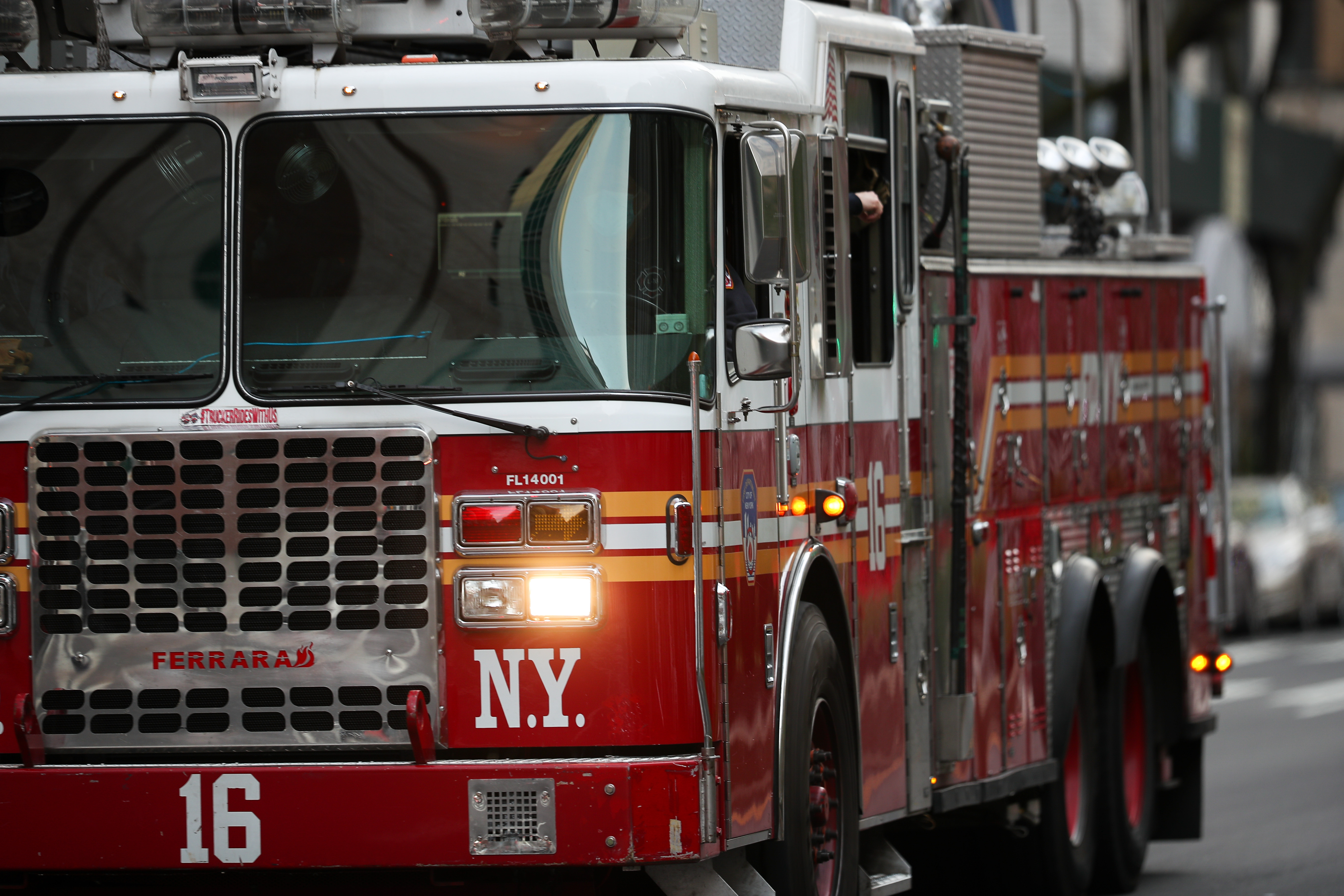 A stock image of an FDNY truck