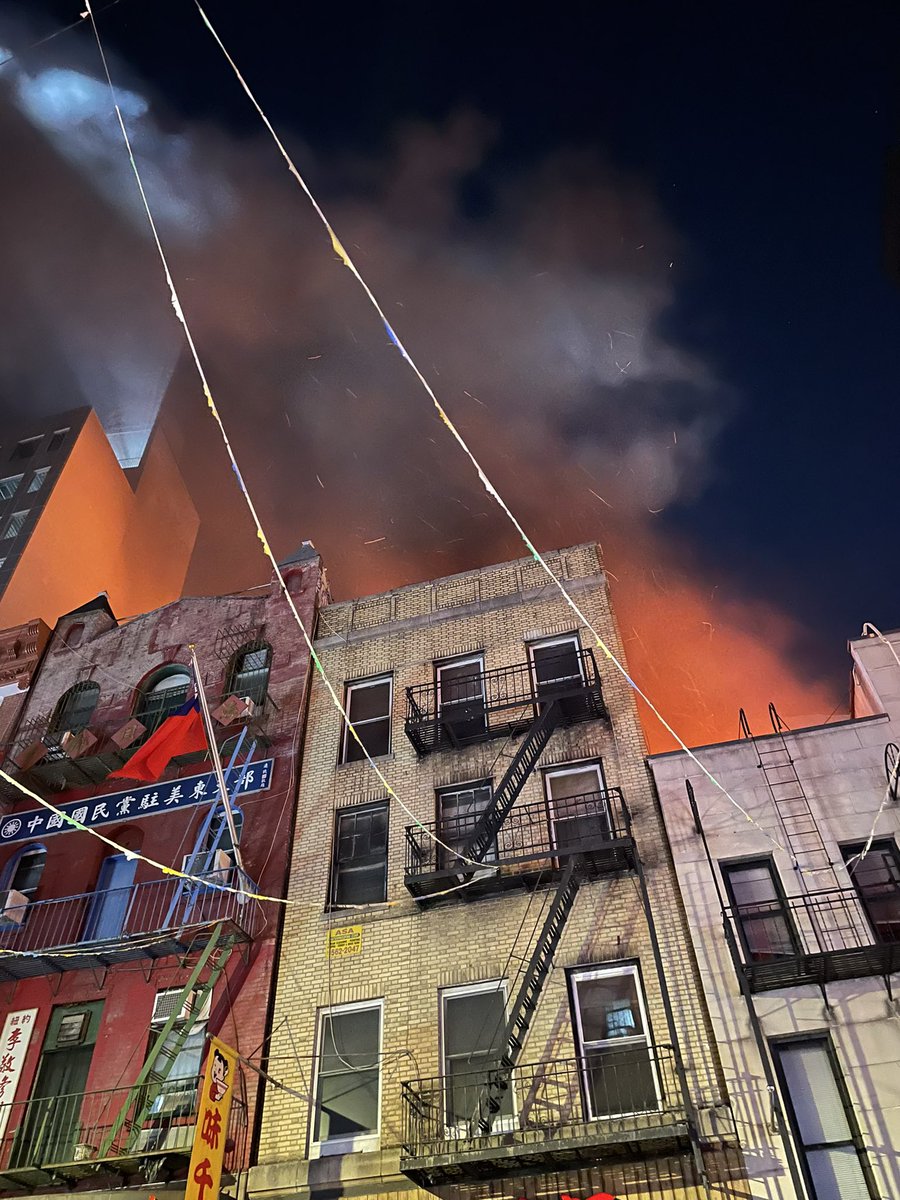 Five-alarm fire tears through Dim Sum Palace in Chinatown