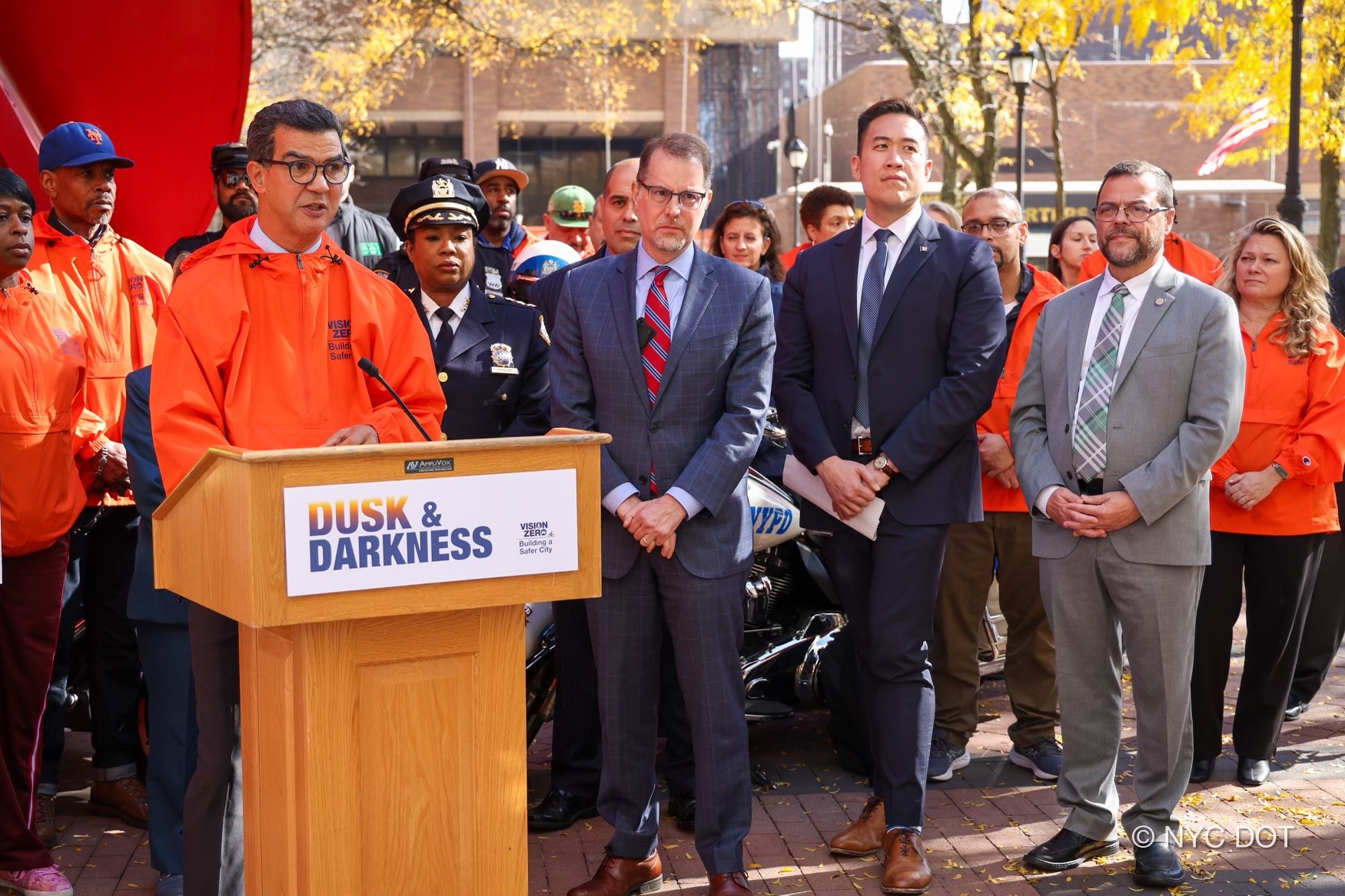 NYC rolls out traffic safety initiative for darker fall, winter months