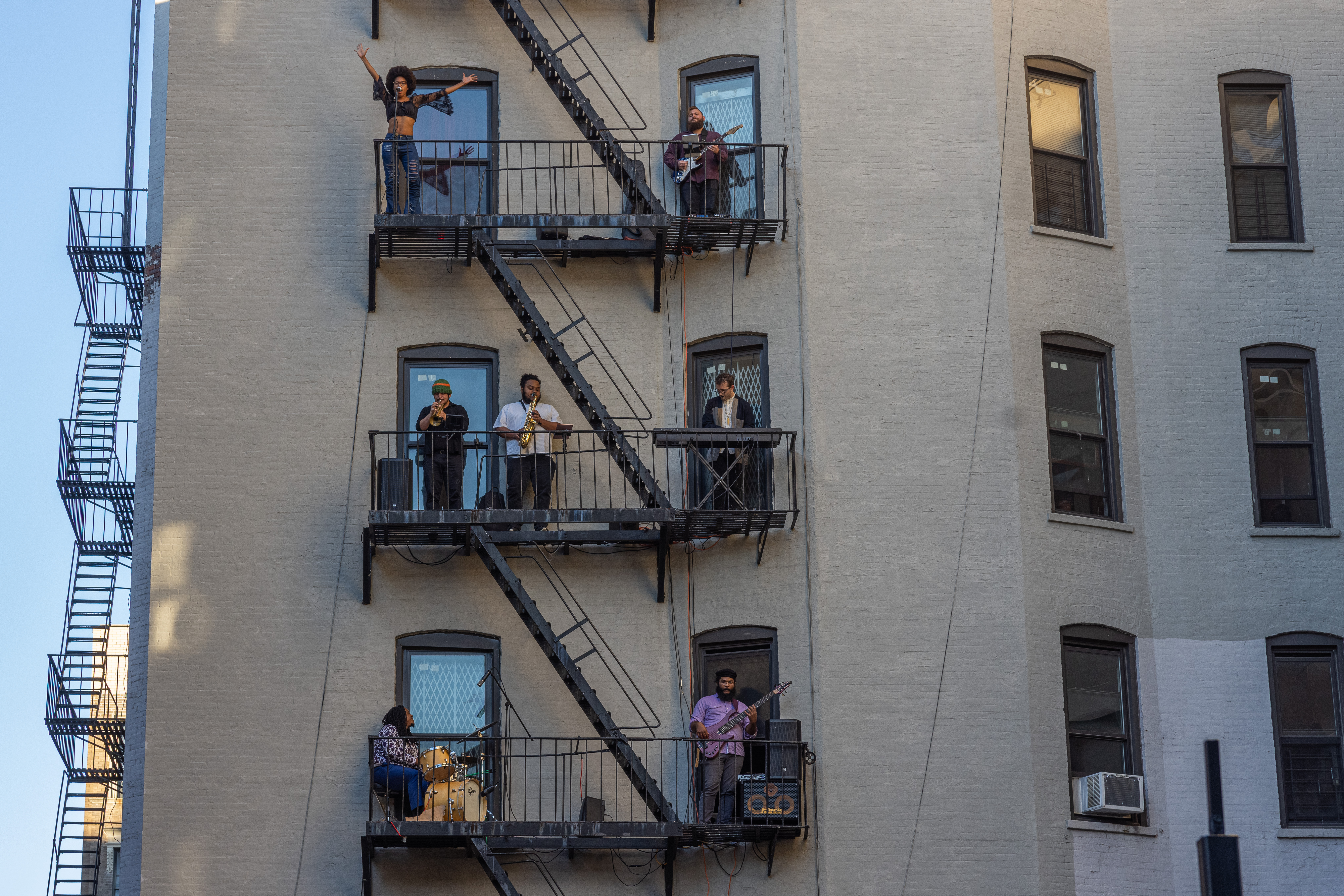 Videos: Musicians Hosting Joyful, DIY Performances On Fire Escapes In Harlem