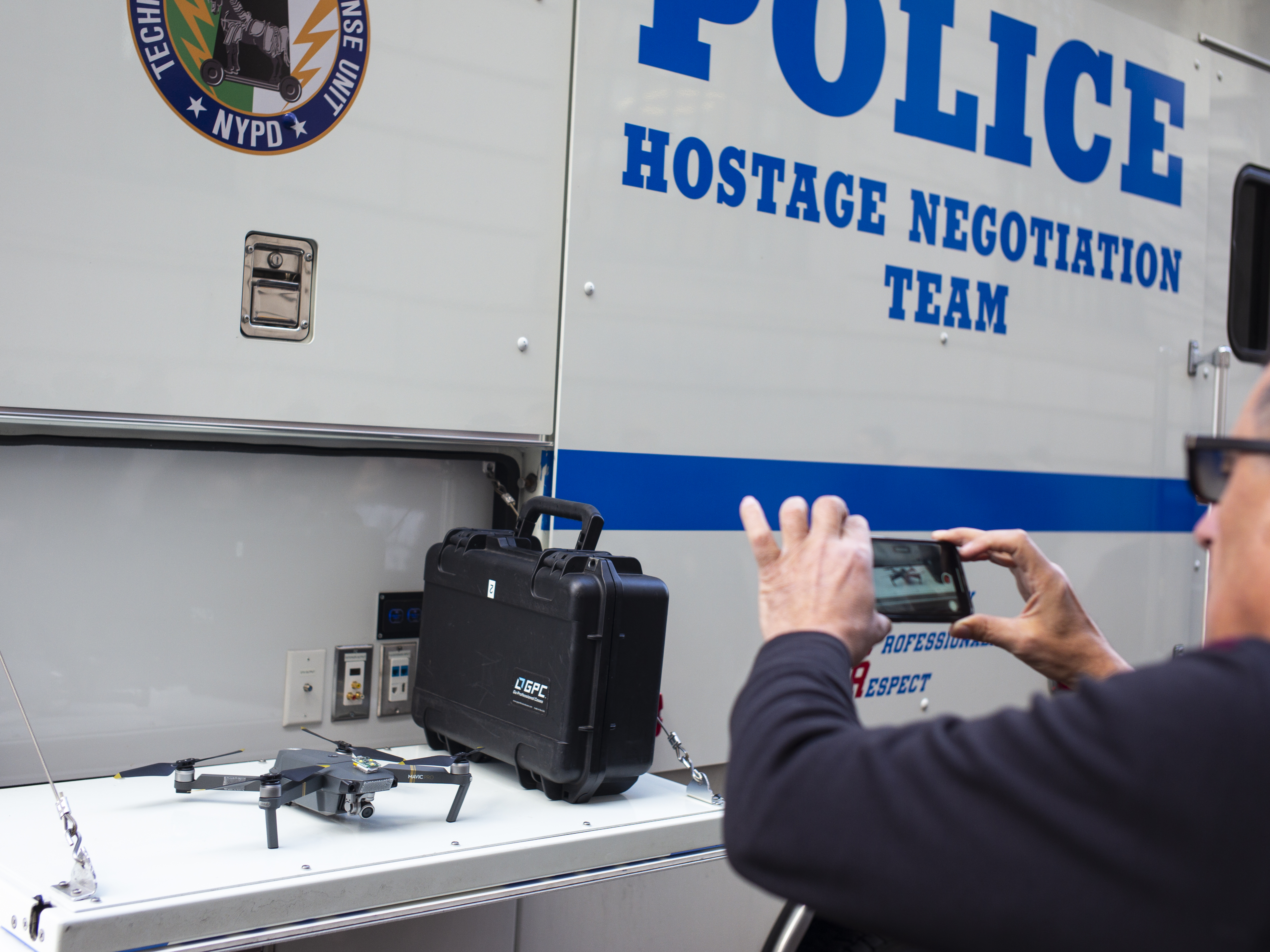 A drone used by the NYPD during a 2019 hostage situation.