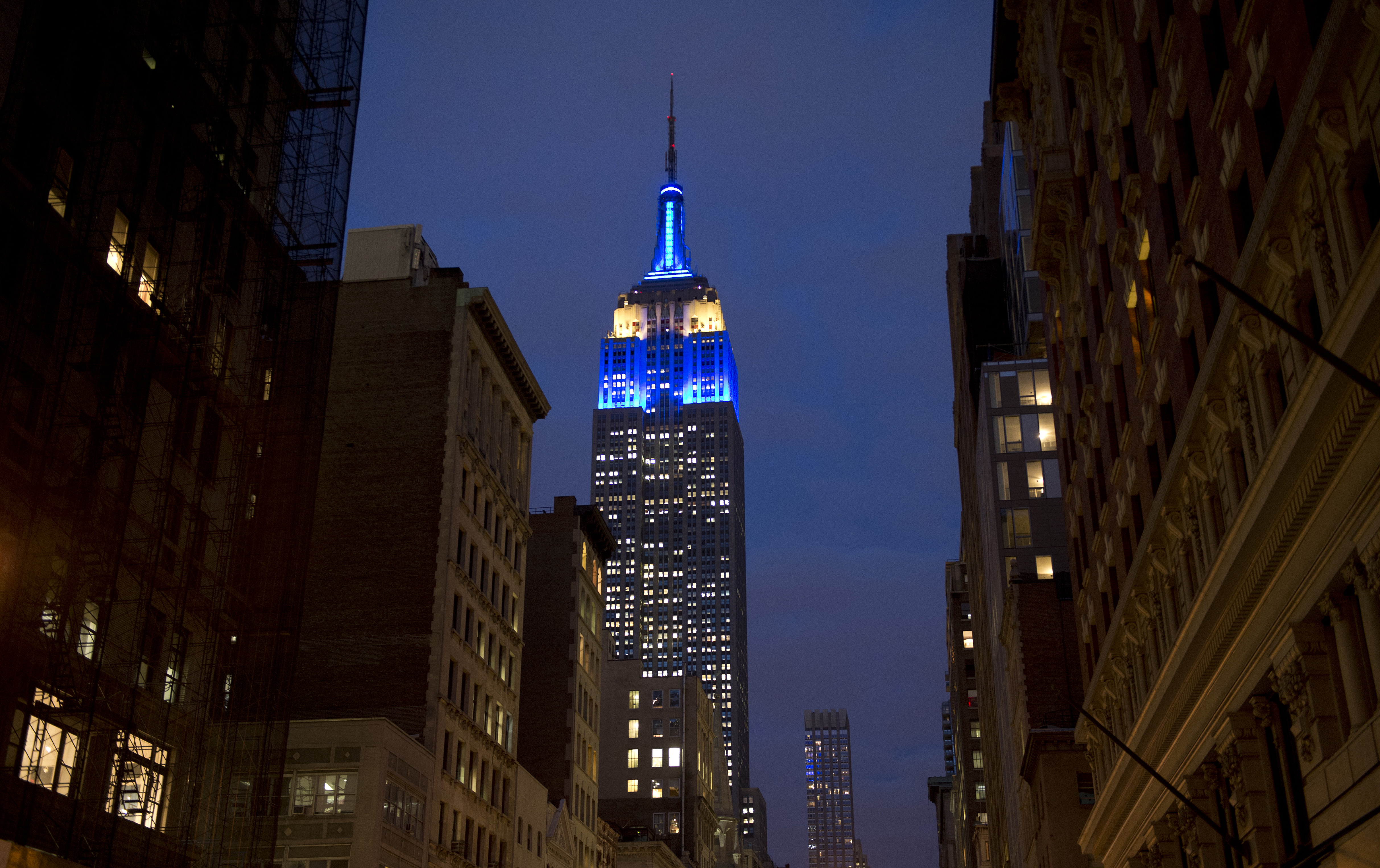 New York landmarks will beam in solidarity with Ukraine