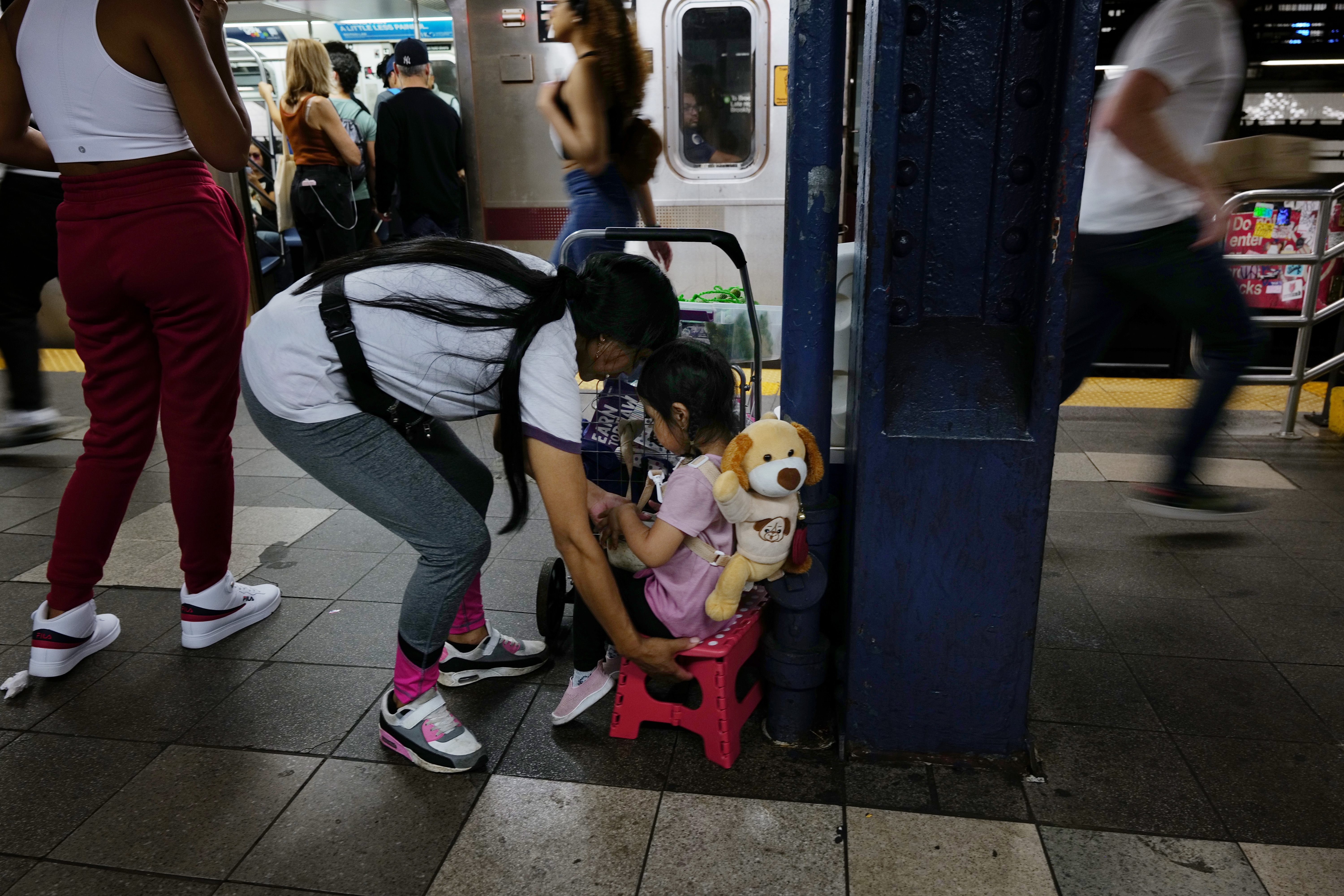 Migrants want to work, but face familiar NYC problem of finding childcare