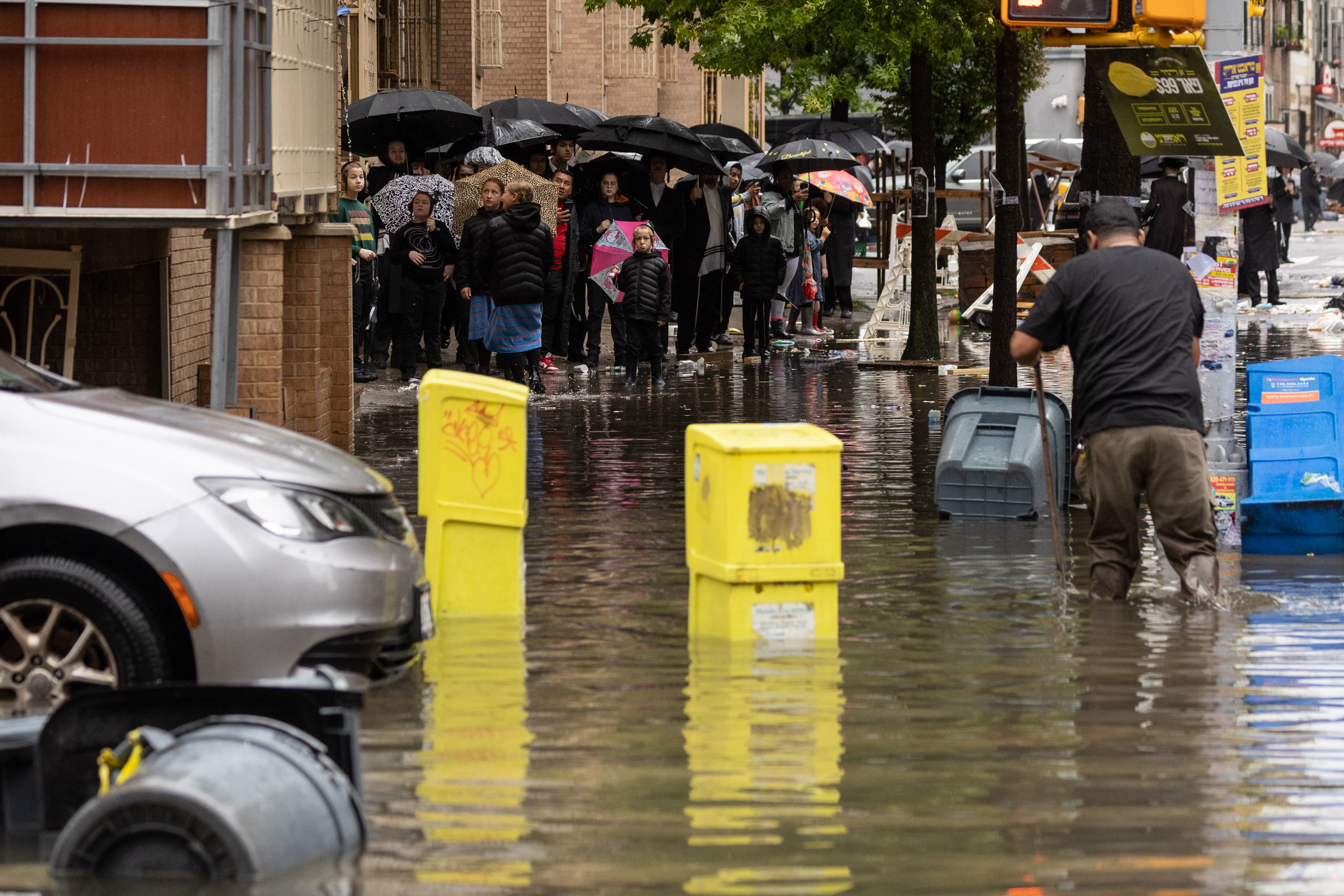 Flooding on the Grand Central Parkway