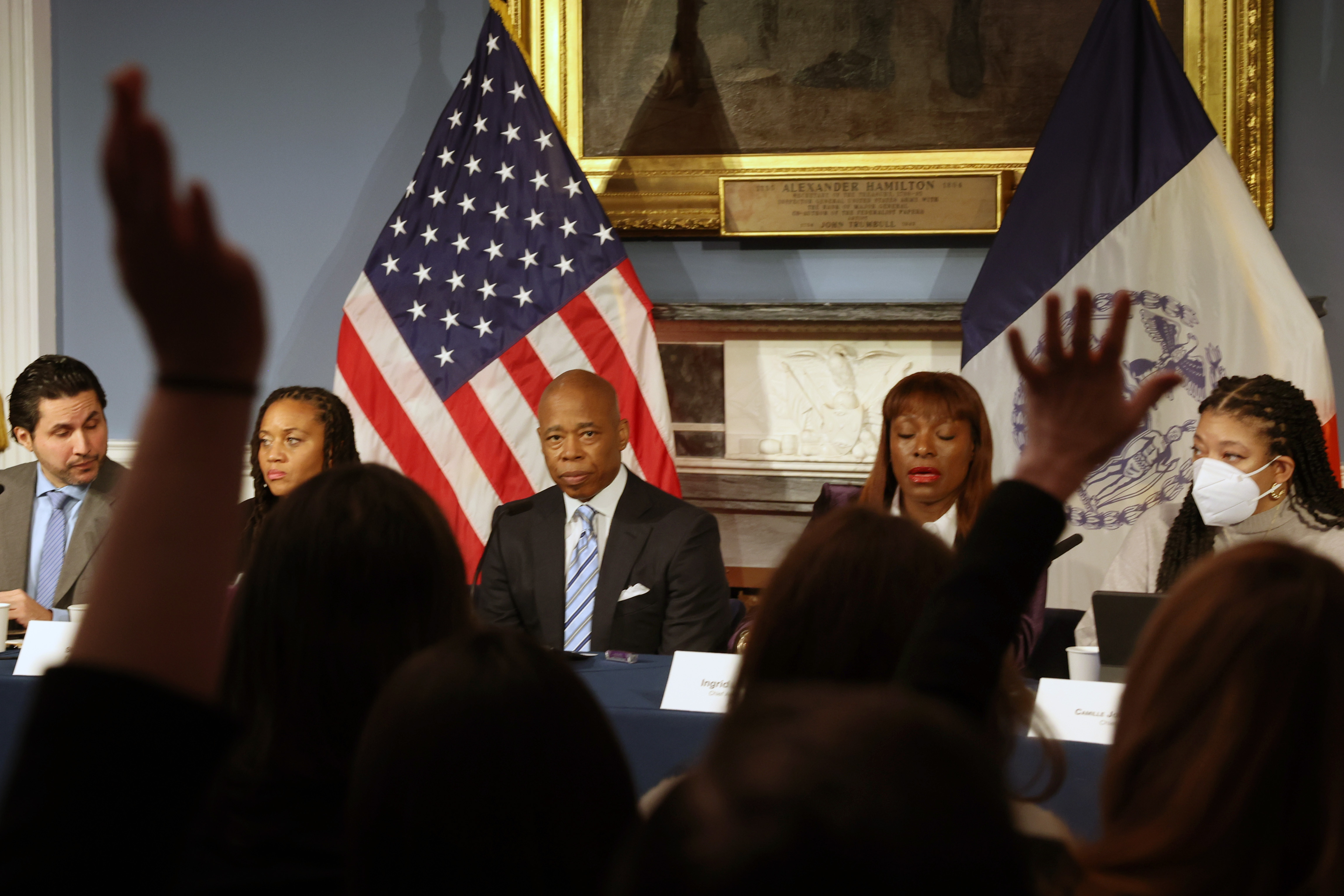 Mayor Adams reduces cuts to schools, libraries and elderly services with $109B budget