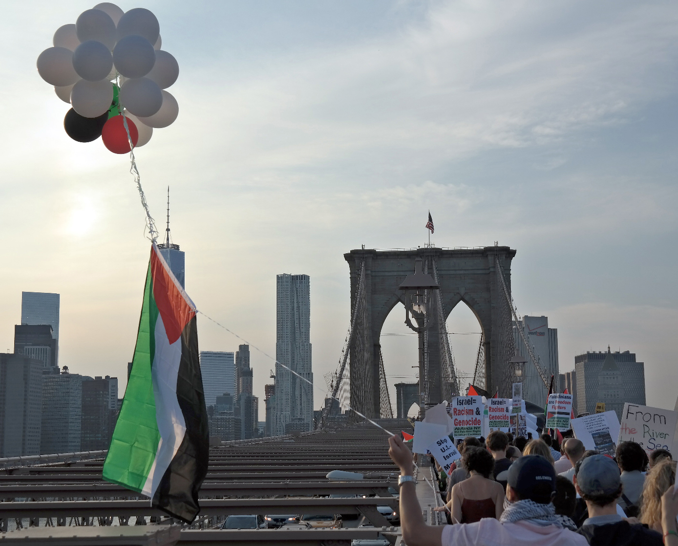 NYPD searching for woman who slapped pro-Palestinian protester, investigating as possible hate crime