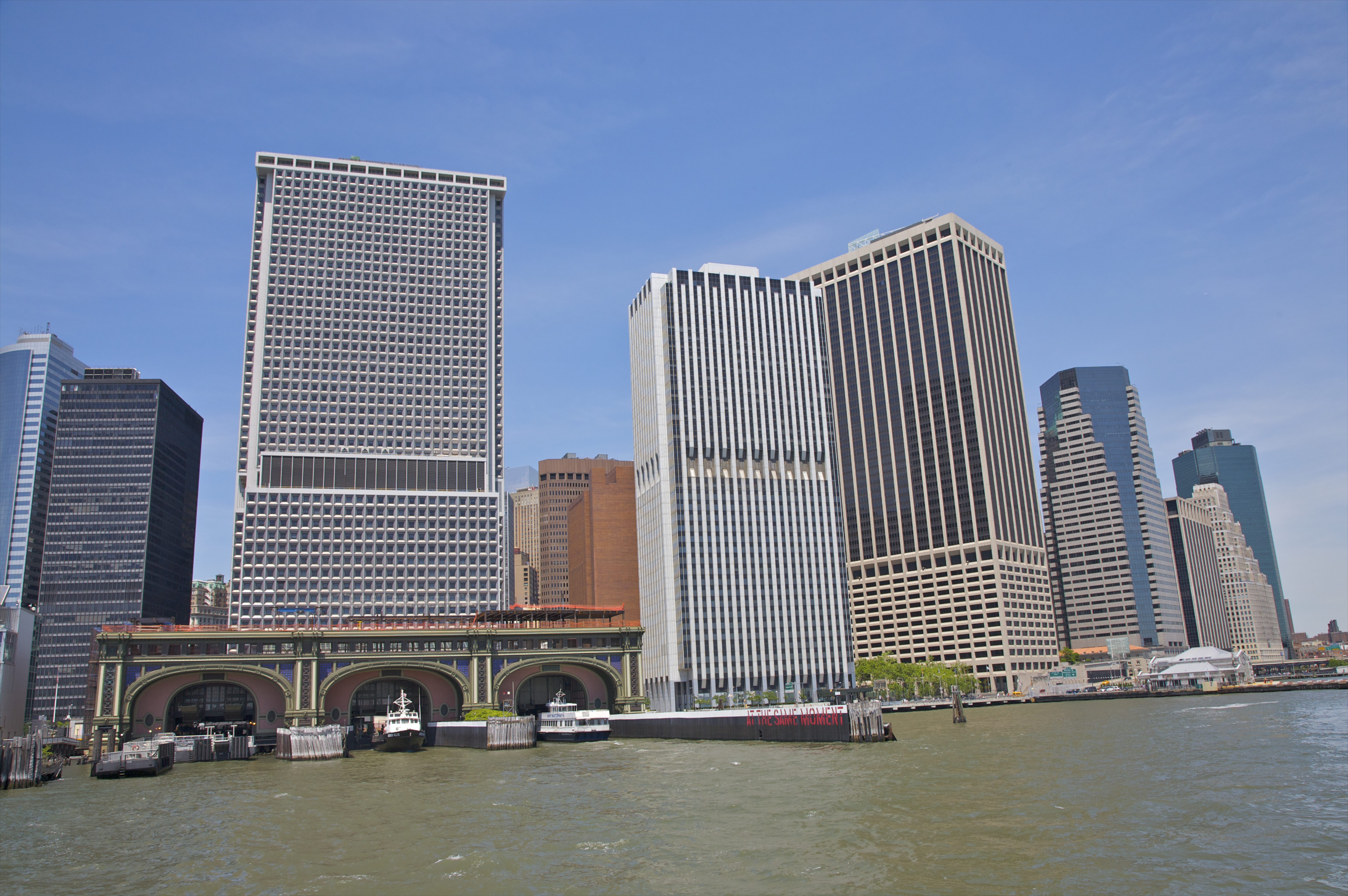 Fire breaks out at Battery Maritime Building in Lower Manhattan